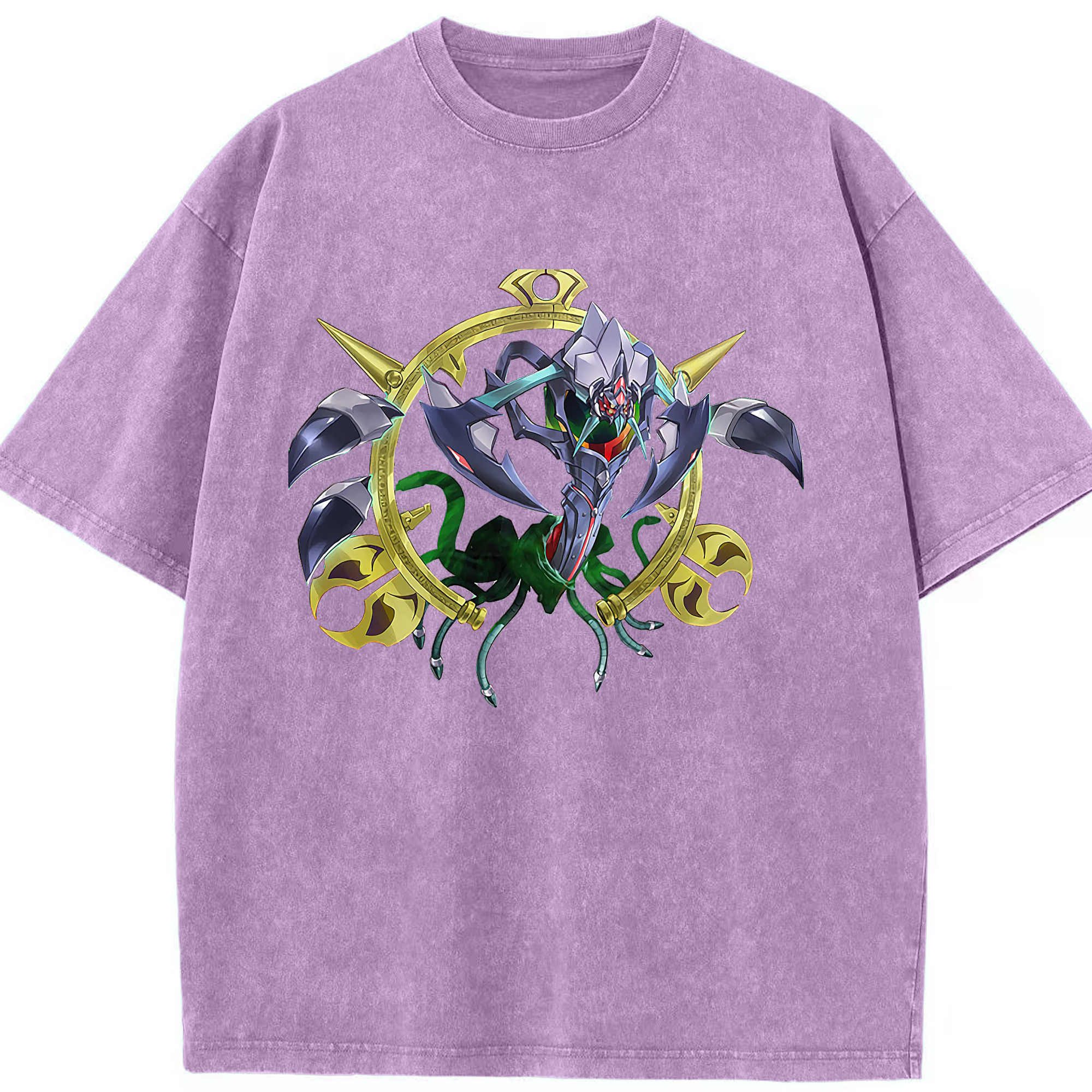 （画像用） 遊☆戯☆王 Yu-Gi-Oh! 綿100% ヴィンテージ風 半袖Tシャツ（フロントプリント）