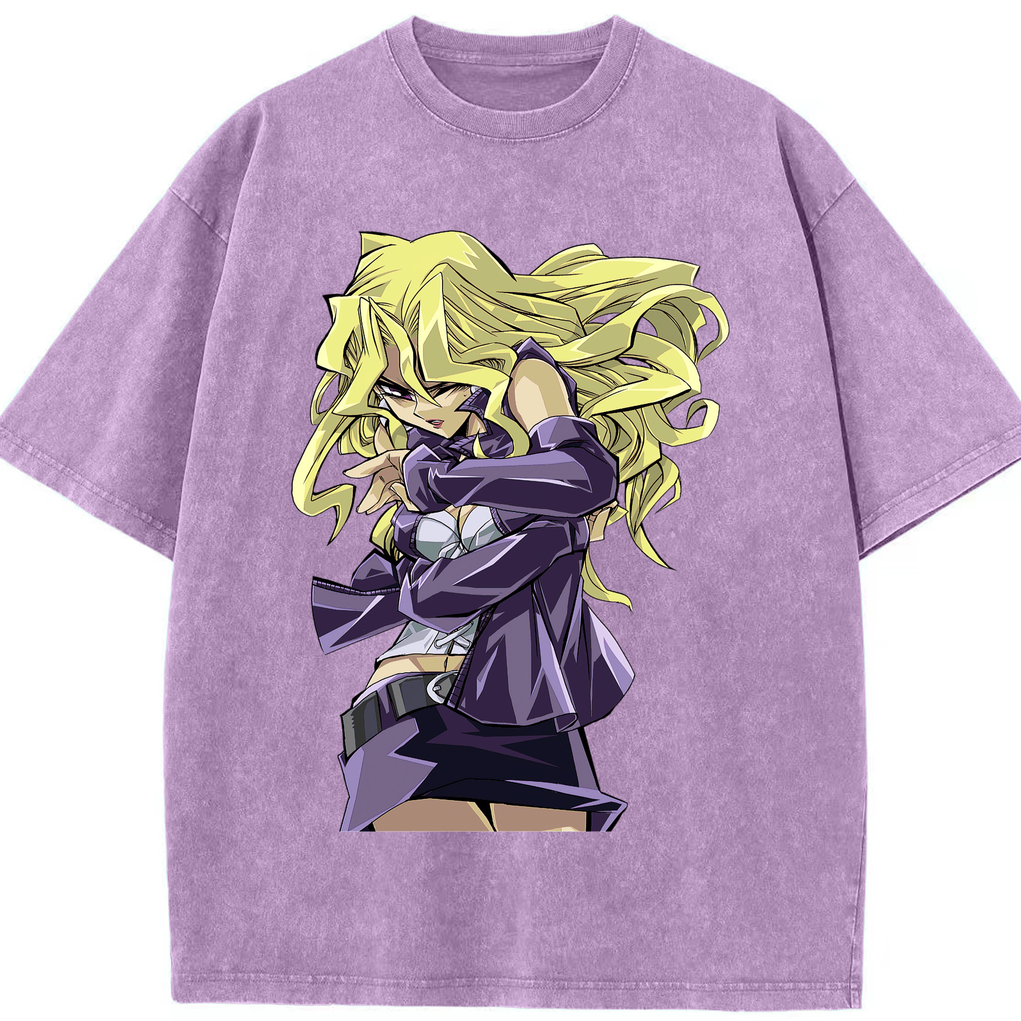 （画像用） 遊☆戯☆王 Yu-Gi-Oh! 綿100% ヴィンテージ風 半袖Tシャツ（フロントプリント）