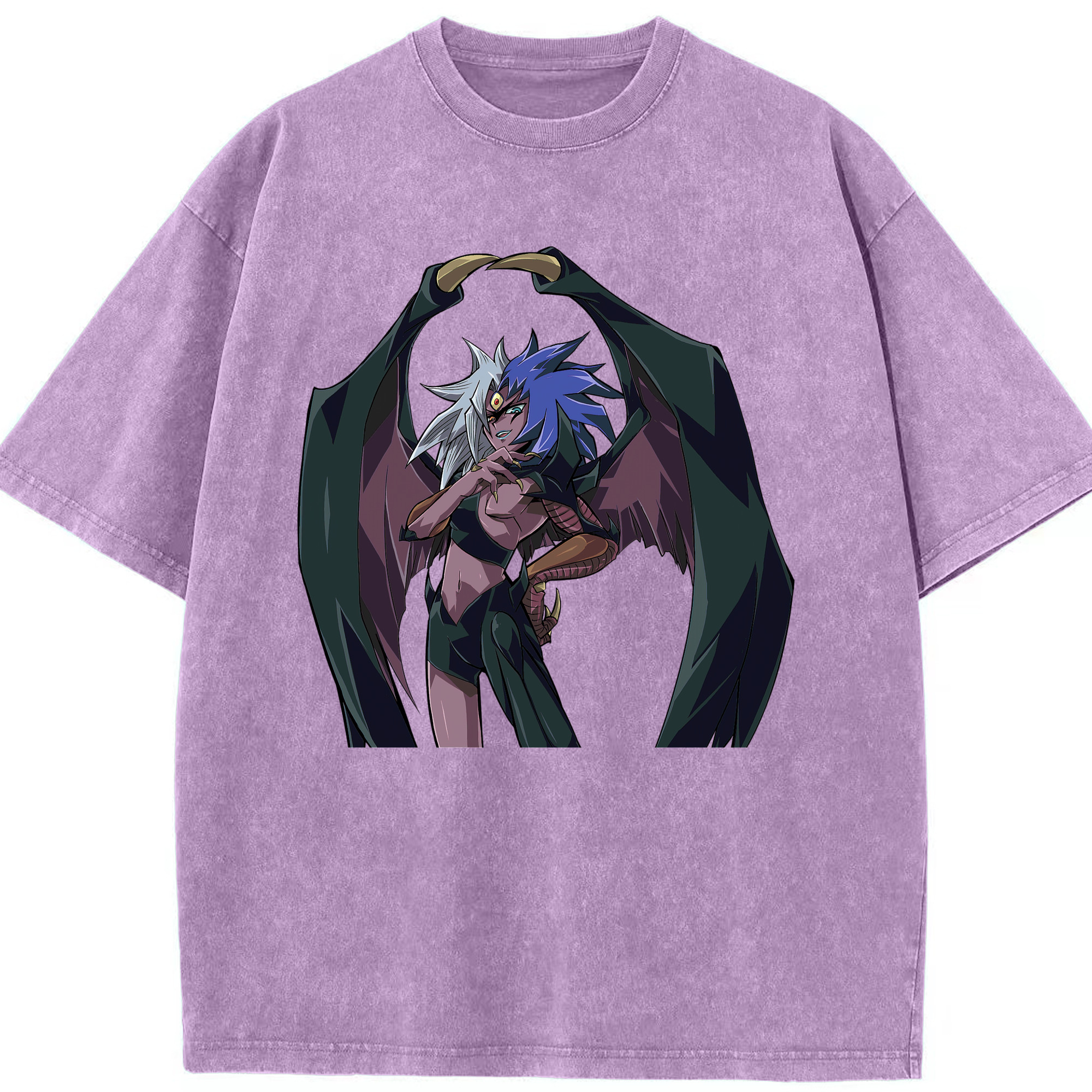 （画像用） 遊☆戯☆王 Yu-Gi-Oh! 綿100% ヴィンテージ風 半袖Tシャツ（フロントプリント）