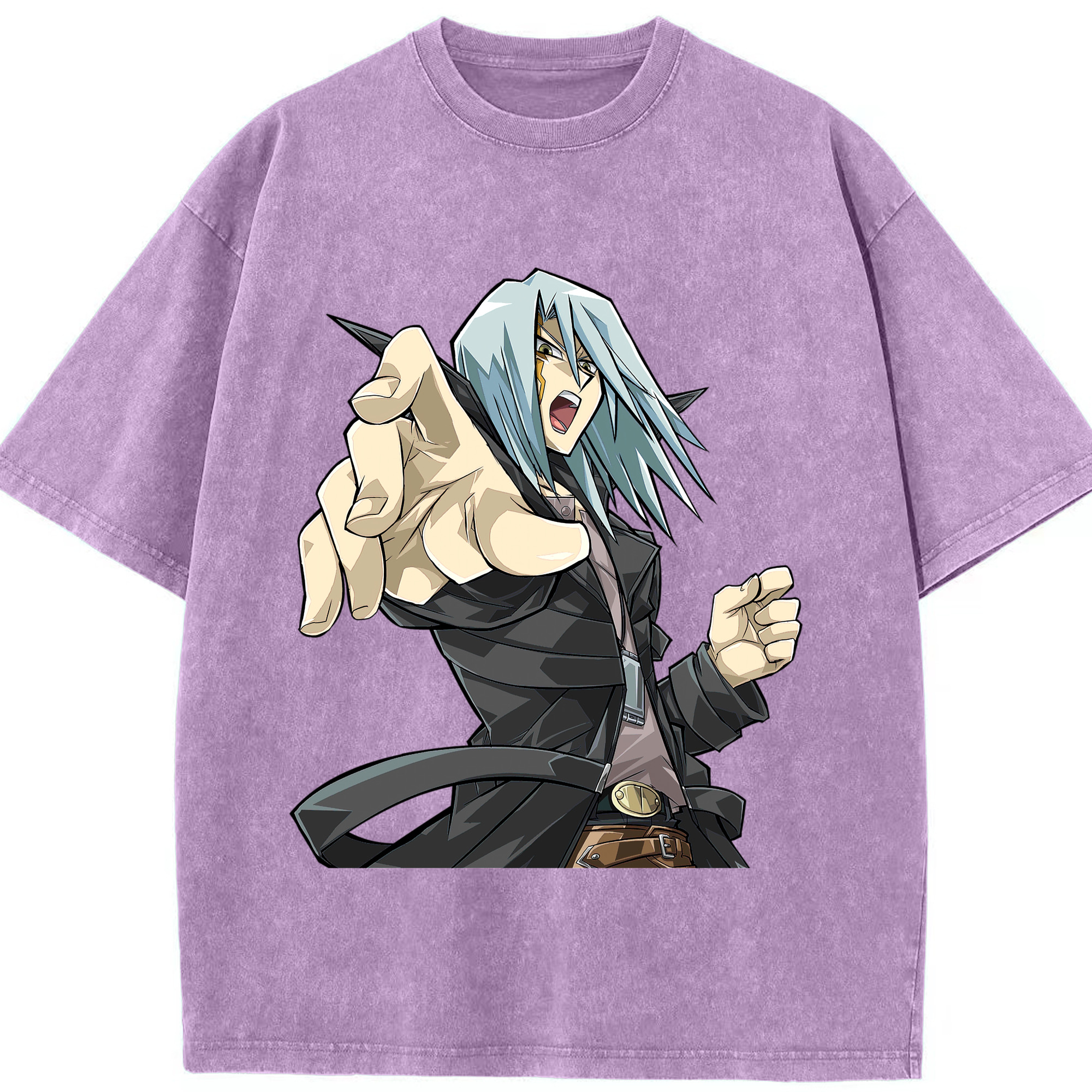 （画像用） 遊☆戯☆王 Yu-Gi-Oh! 綿100% ヴィンテージ風 半袖Tシャツ（フロントプリント）