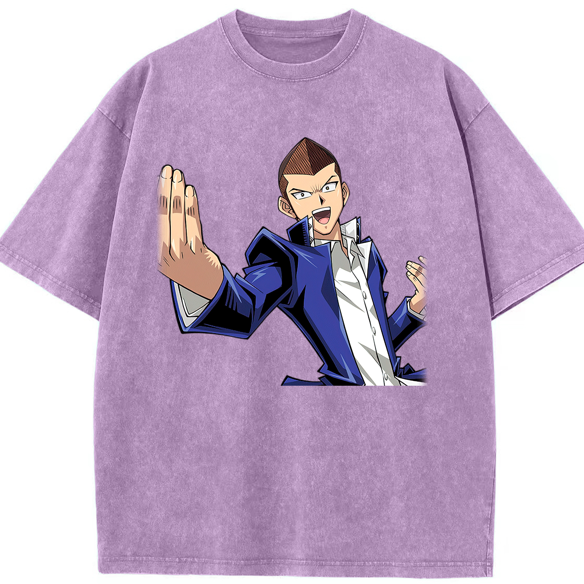 （画像用） 遊☆戯☆王 Yu-Gi-Oh! 綿100% ヴィンテージ風 半袖Tシャツ（フロントプリント）