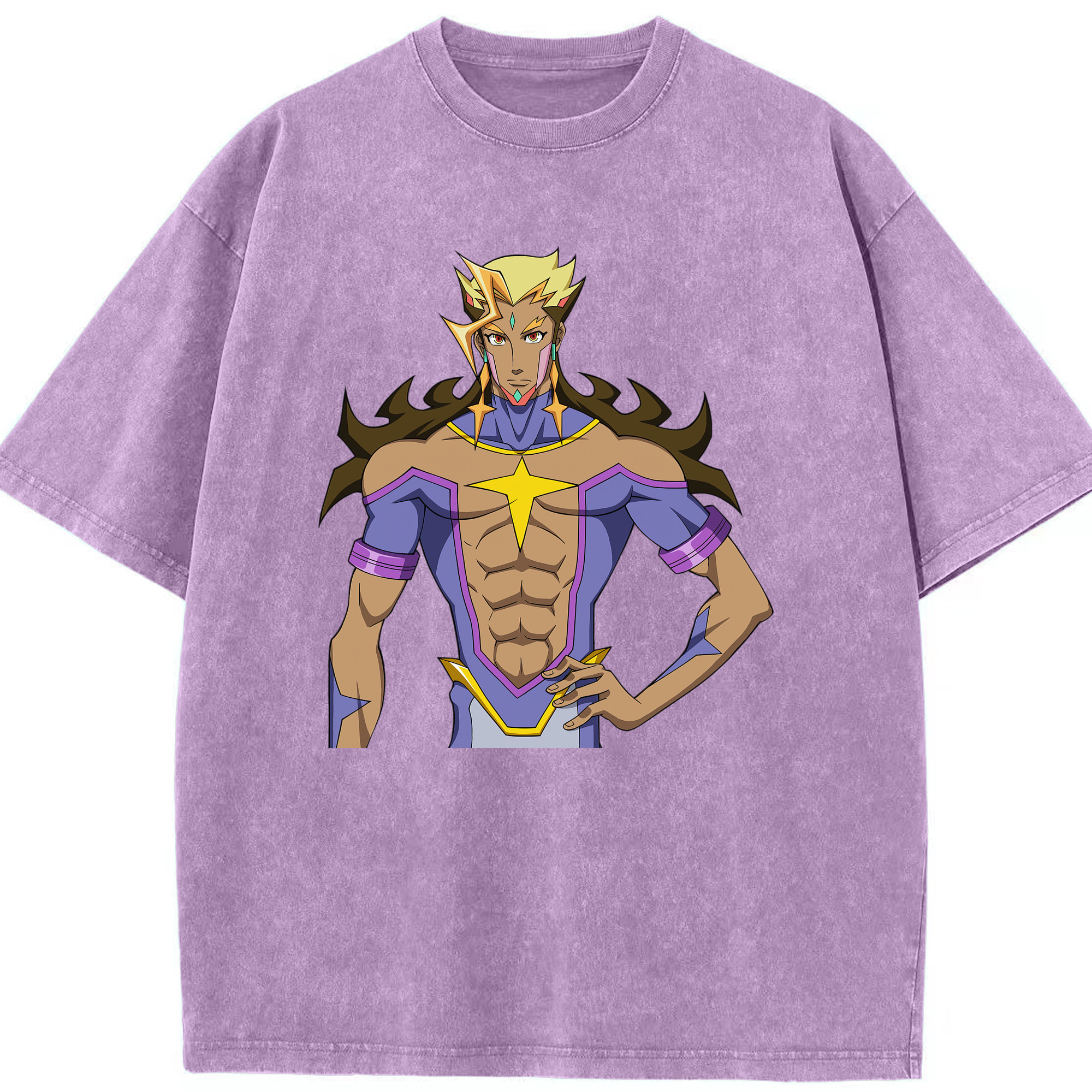 （画像用） 遊☆戯☆王 Yu-Gi-Oh! 綿100% ヴィンテージ風 半袖Tシャツ（フロントプリント）