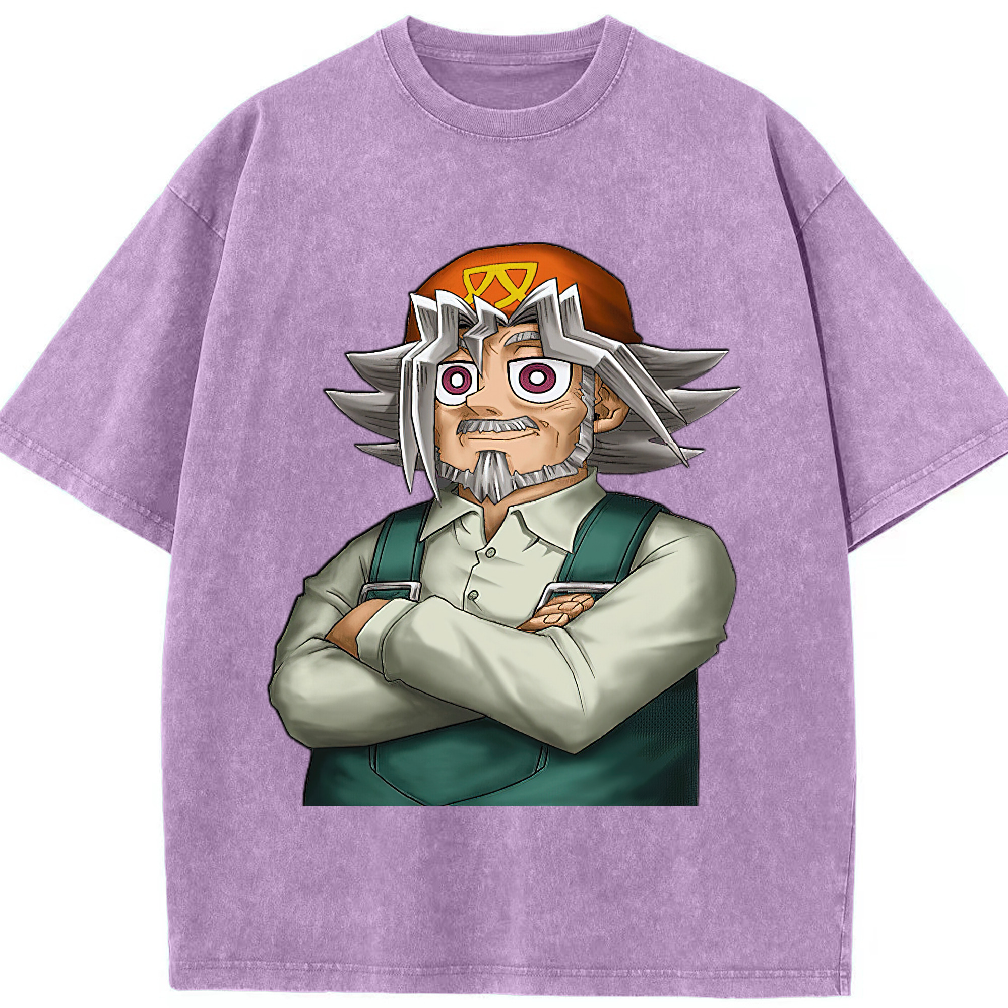 （画像用） 遊☆戯☆王 Yu-Gi-Oh! 綿100% ヴィンテージ風 半袖Tシャツ（フロントプリント）