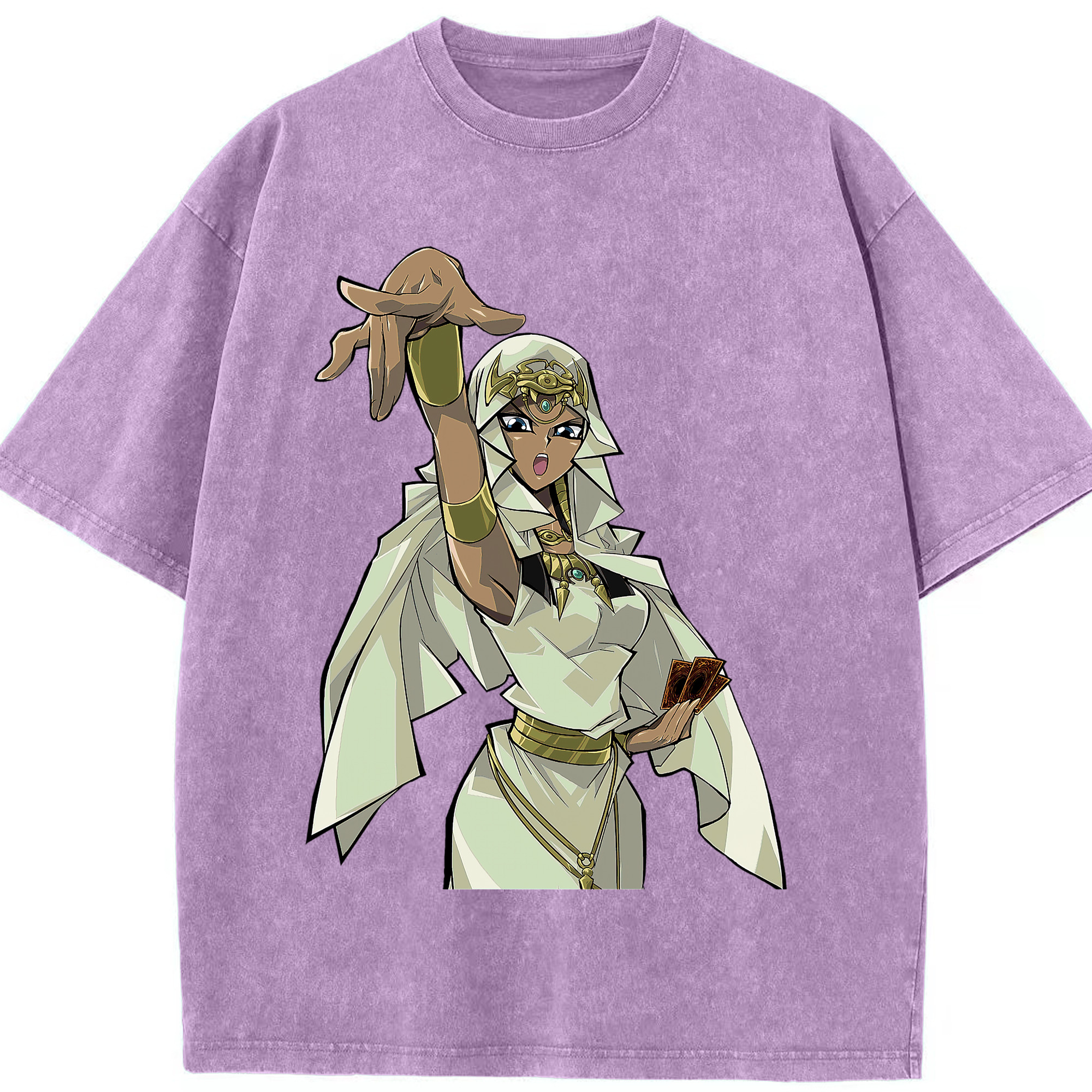 （画像用） 遊☆戯☆王 Yu-Gi-Oh! 綿100% ヴィンテージ風 半袖Tシャツ（フロントプリント）