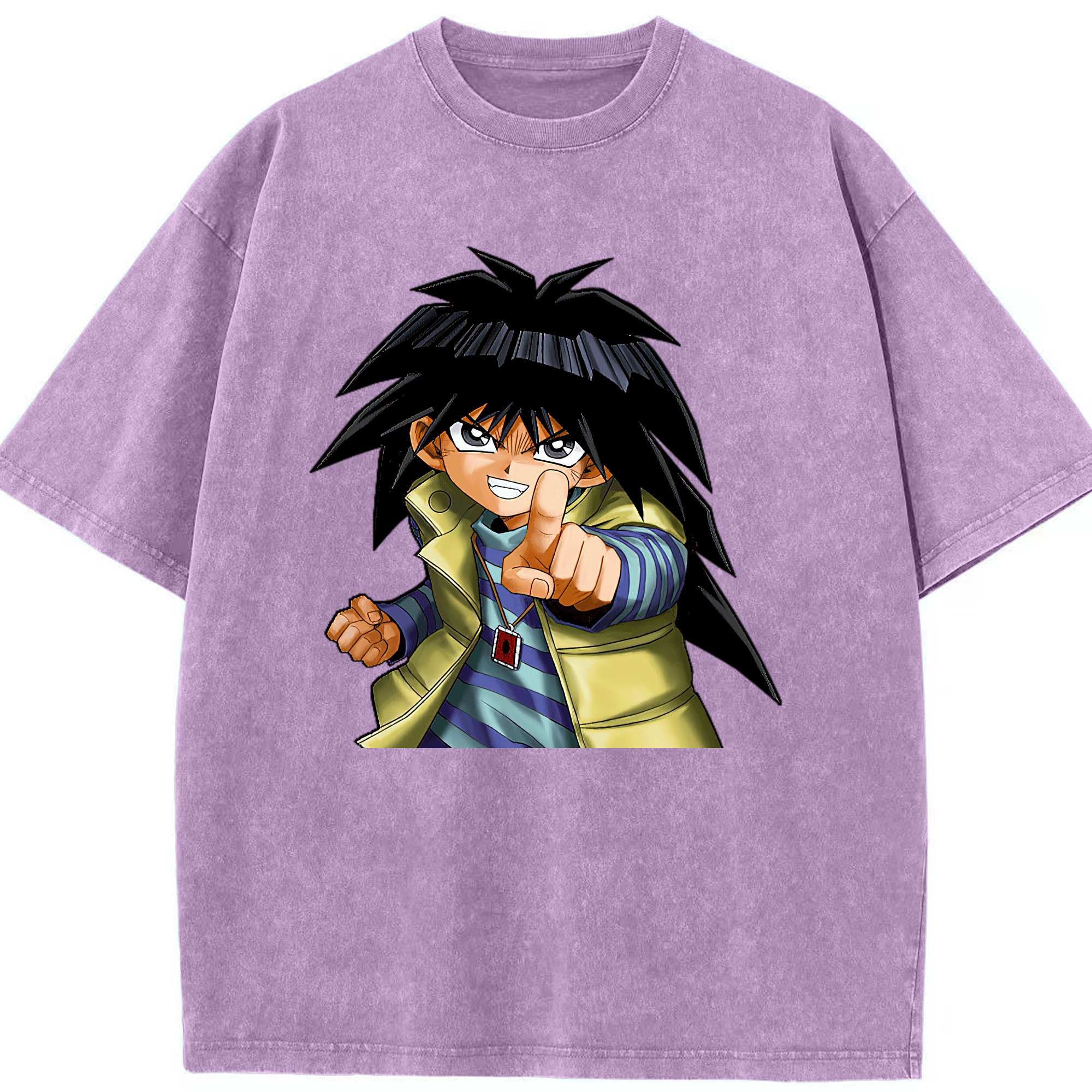 （画像用） 遊☆戯☆王 Yu-Gi-Oh! 綿100% ヴィンテージ風 半袖Tシャツ（フロントプリント）