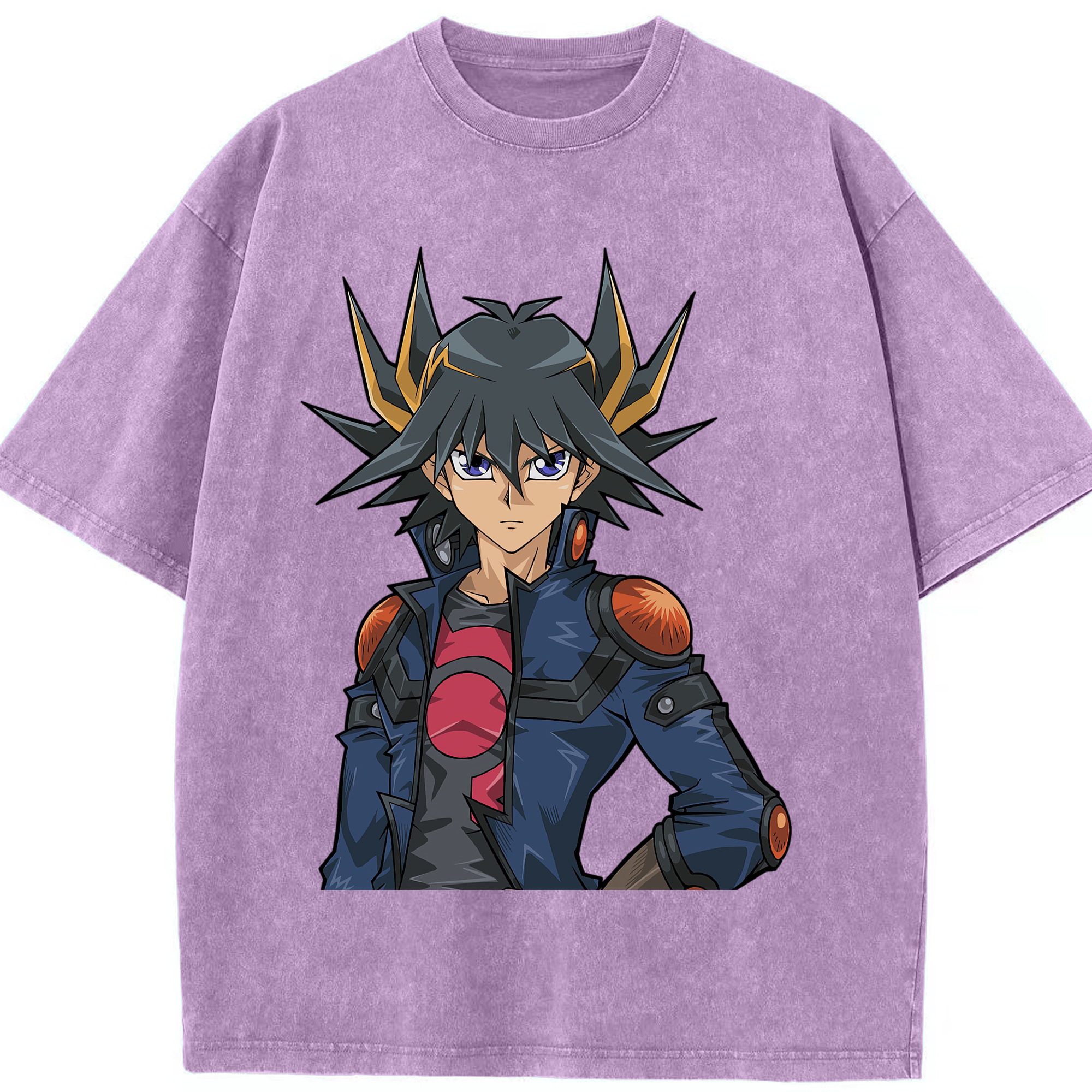 （画像用） 遊☆戯☆王 Yu-Gi-Oh! 綿100% ヴィンテージ風 半袖Tシャツ（フロントプリント）