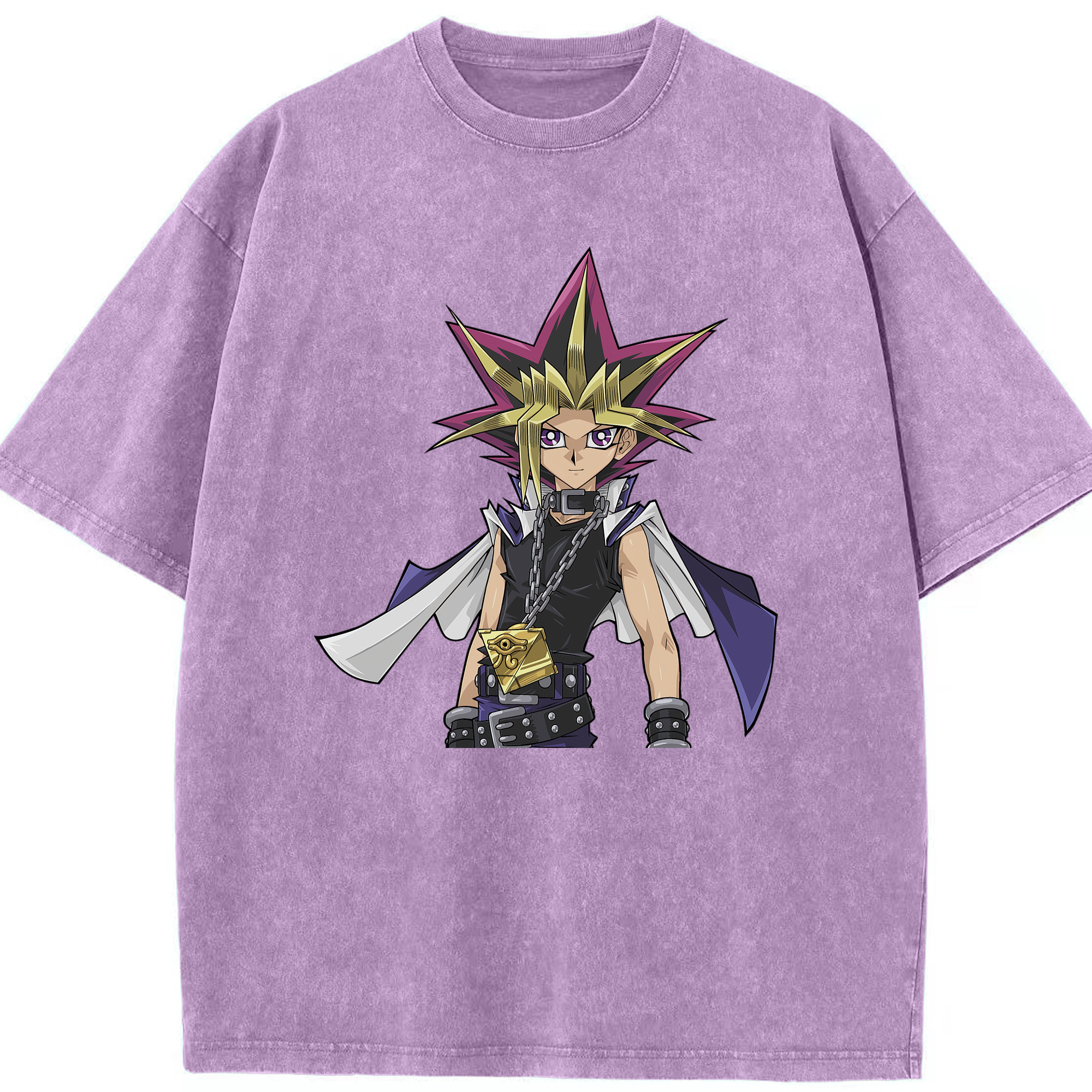 （画像用） 遊☆戯☆王 Yu-Gi-Oh! 綿100% ヴィンテージ風 半袖Tシャツ（フロントプリント）