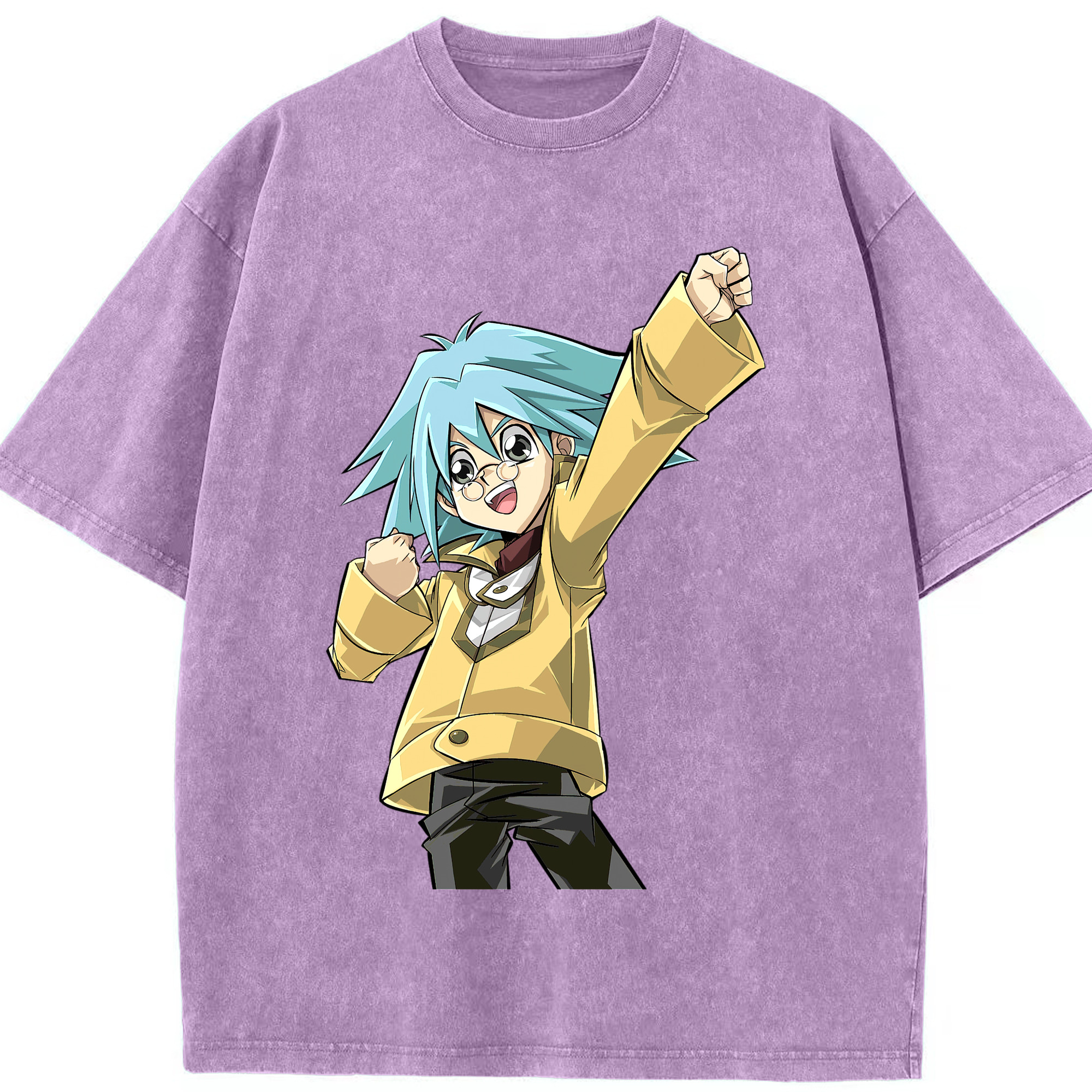 （画像用） 遊☆戯☆王 Yu-Gi-Oh! 綿100% ヴィンテージ風 半袖Tシャツ（フロントプリント）