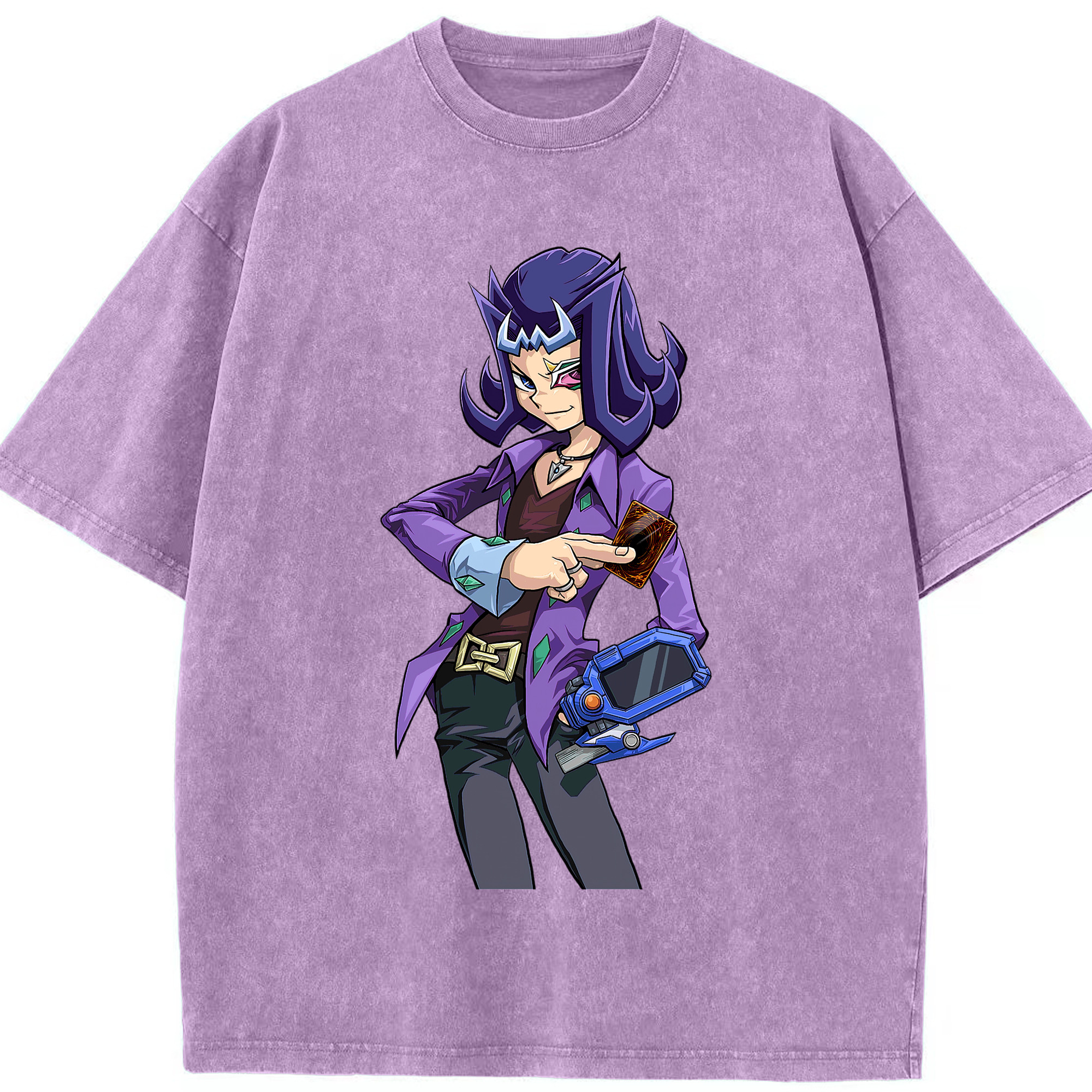 （画像用） 遊☆戯☆王 Yu-Gi-Oh! 綿100% ヴィンテージ風 半袖Tシャツ（フロントプリント）