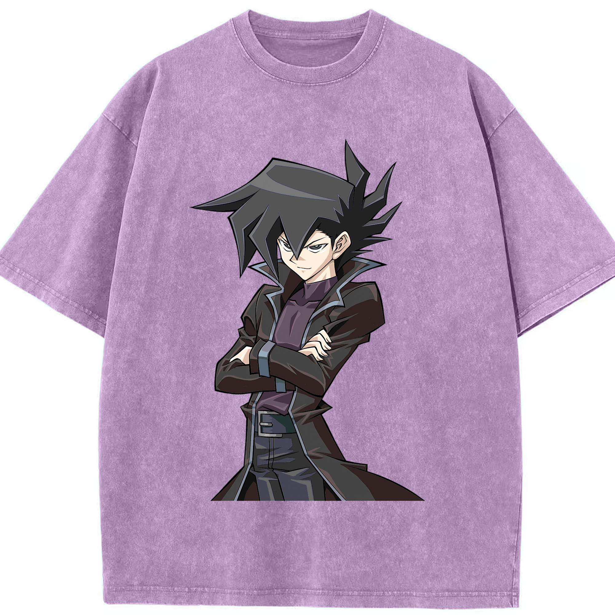 （画像用） 遊☆戯☆王 Yu-Gi-Oh! 綿100% ヴィンテージ風 半袖Tシャツ（フロントプリント）