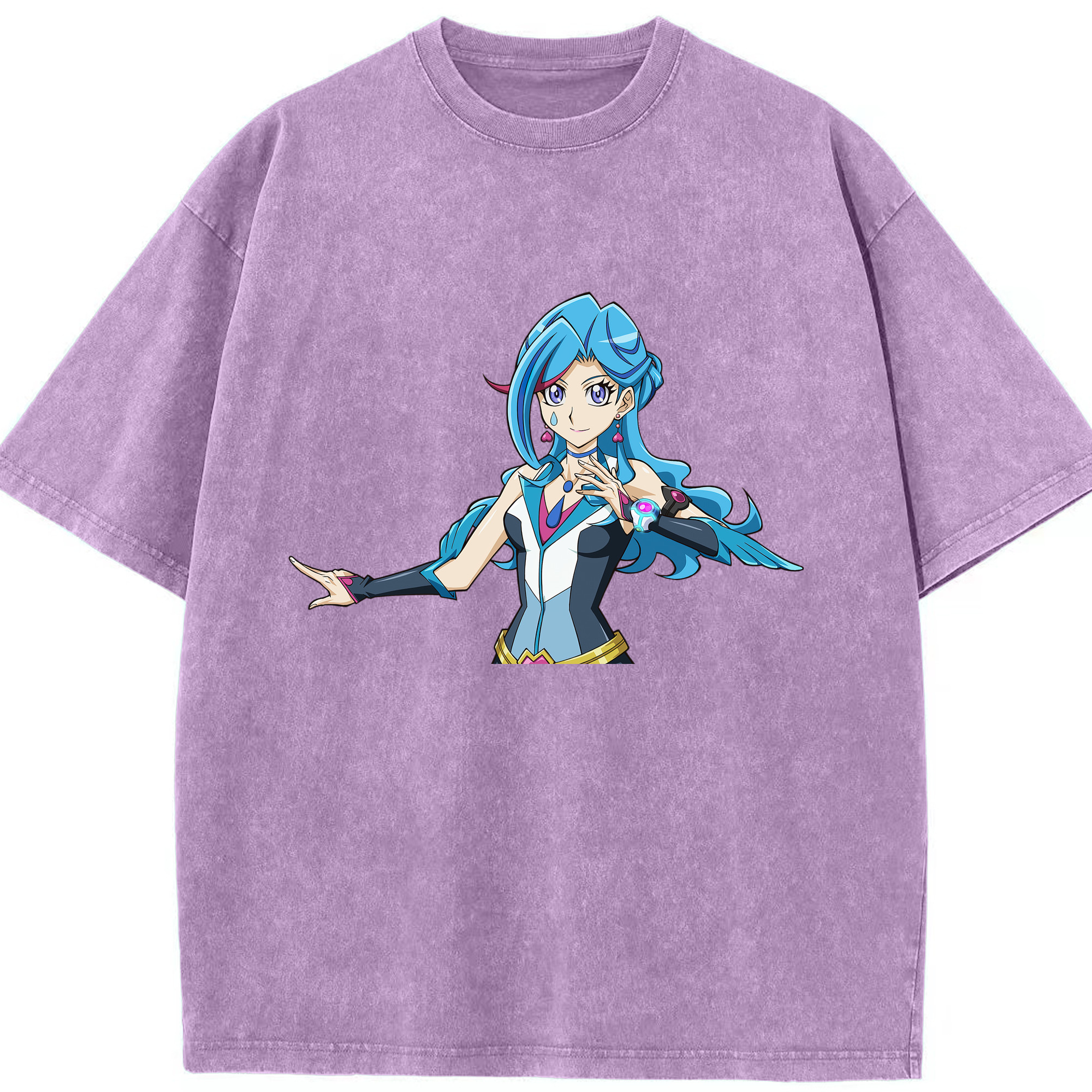 （画像用） 遊☆戯☆王 Yu-Gi-Oh! 綿100% ヴィンテージ風 半袖Tシャツ（フロントプリント）