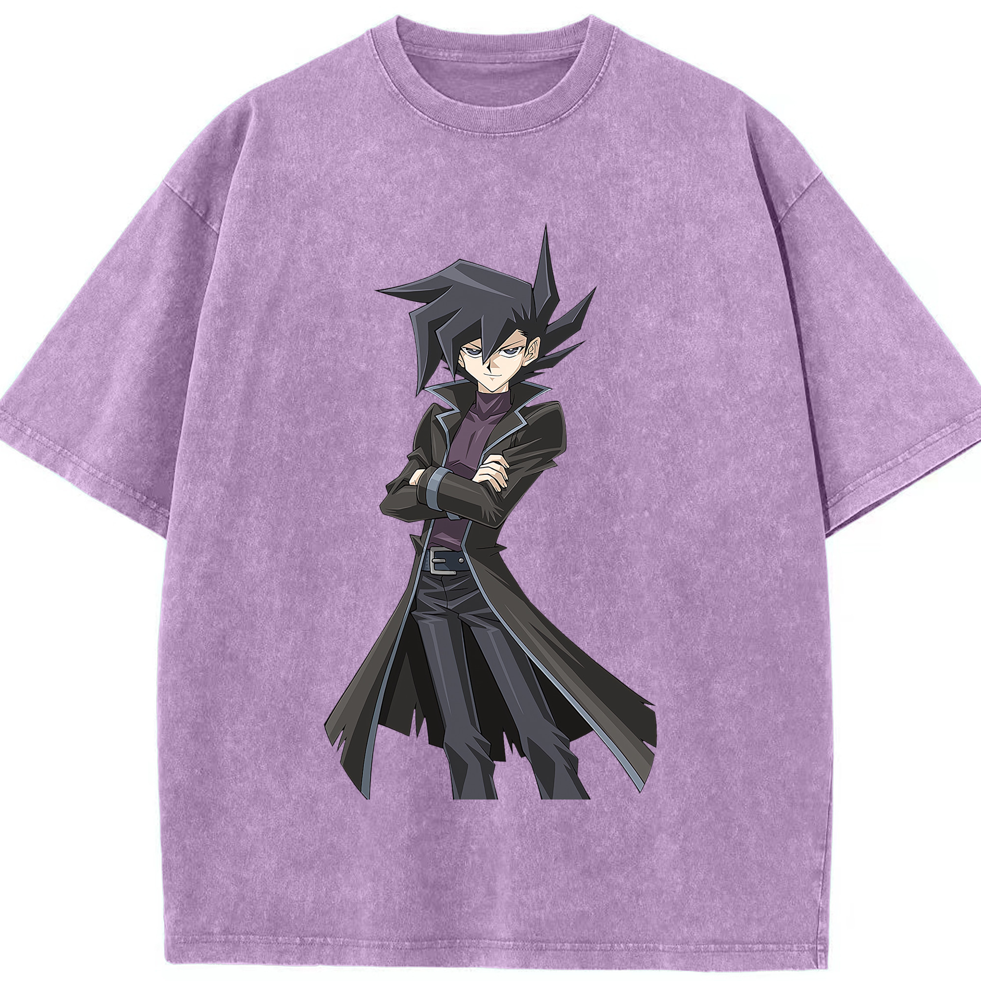 （画像用） 遊☆戯☆王 Yu-Gi-Oh! 綿100% ヴィンテージ風 半袖Tシャツ（フロントプリント）