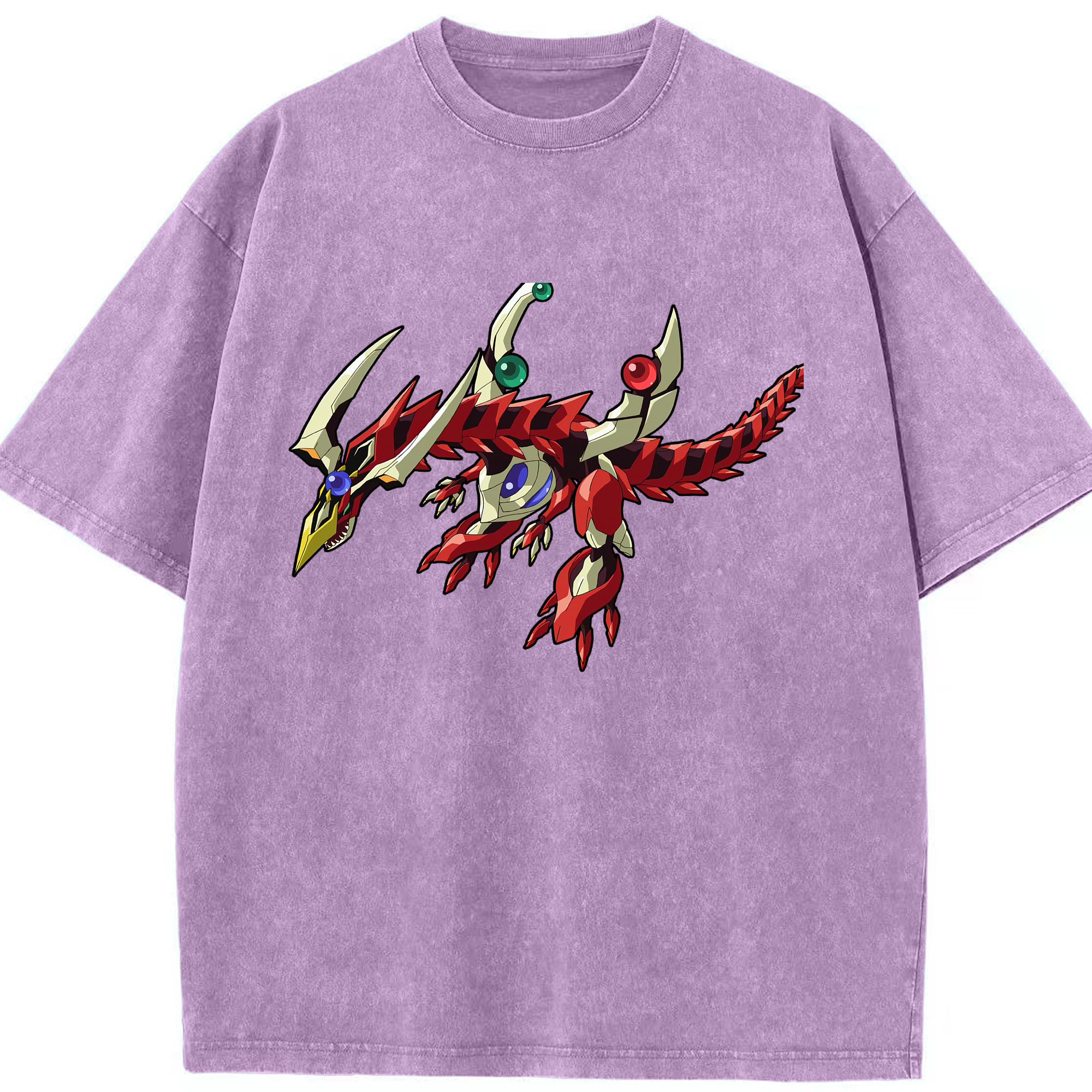 （画像用） 遊☆戯☆王 Yu-Gi-Oh! 綿100% ヴィンテージ風 半袖Tシャツ（フロントプリント）