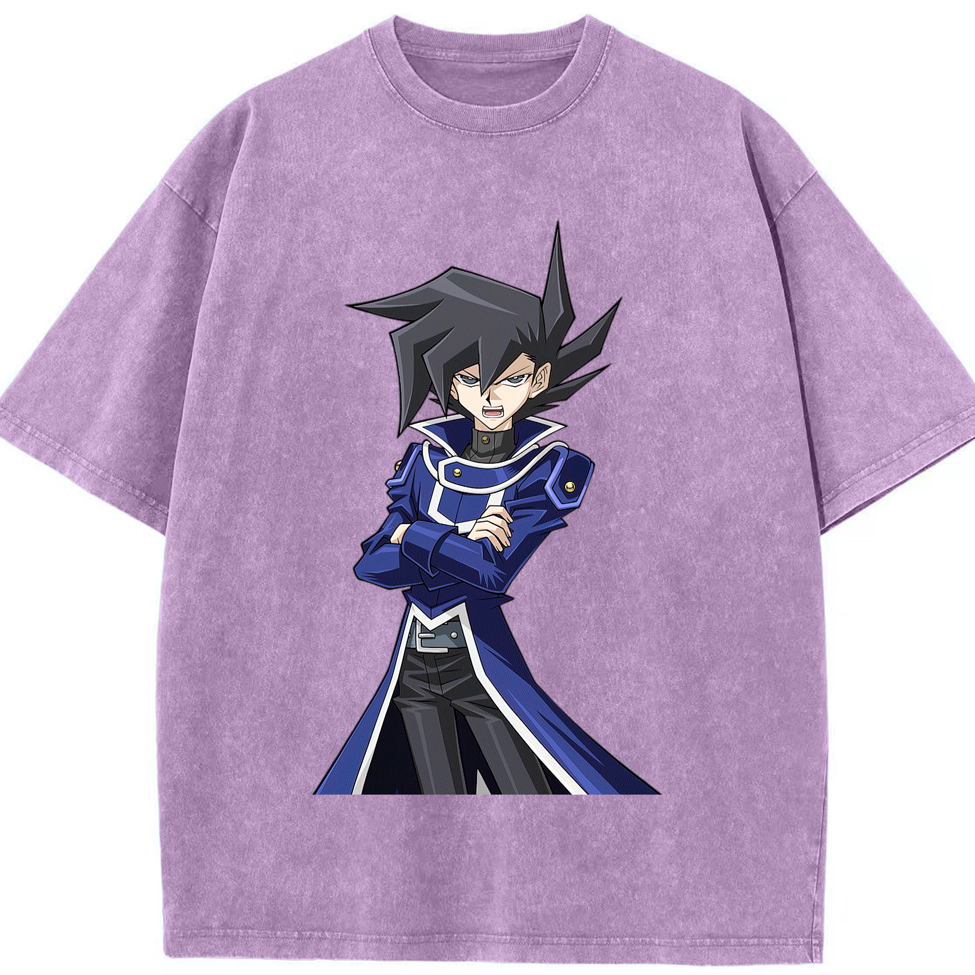 （画像用） 遊☆戯☆王 Yu-Gi-Oh! 綿100% ヴィンテージ風 半袖Tシャツ（フロントプリント）