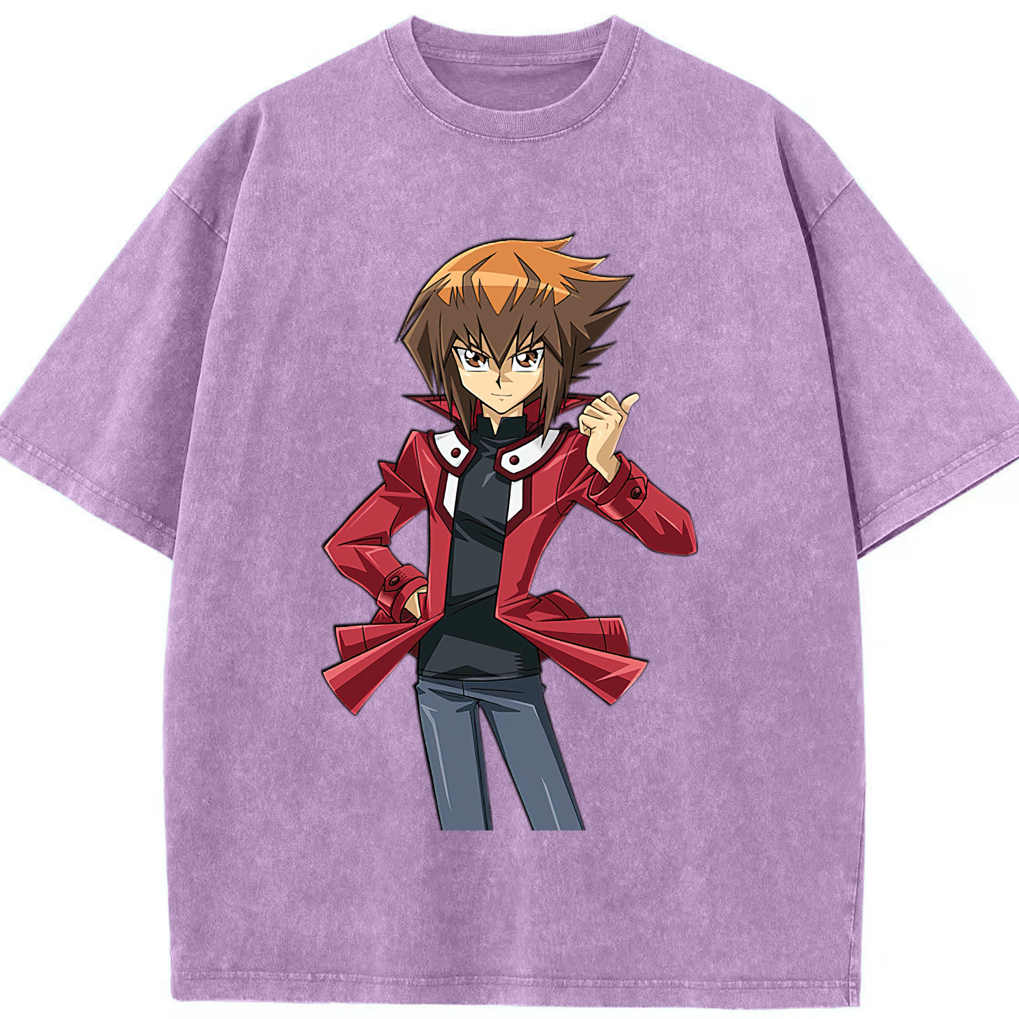 （画像用） 遊☆戯☆王 Yu-Gi-Oh! 綿100% ヴィンテージ風 半袖Tシャツ（フロントプリント）