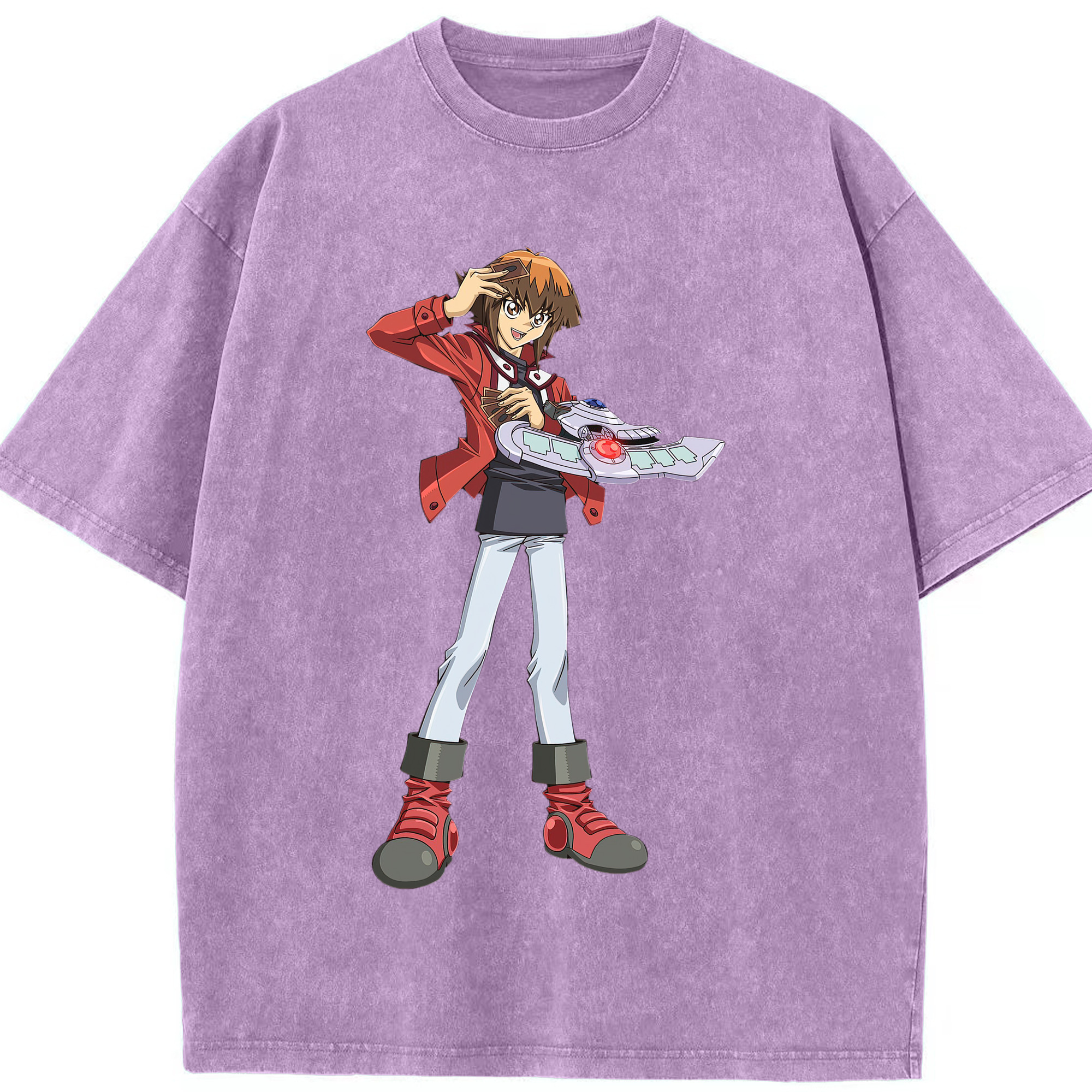 （画像用） 遊☆戯☆王 Yu-Gi-Oh! 綿100% ヴィンテージ風 半袖Tシャツ（フロントプリント）