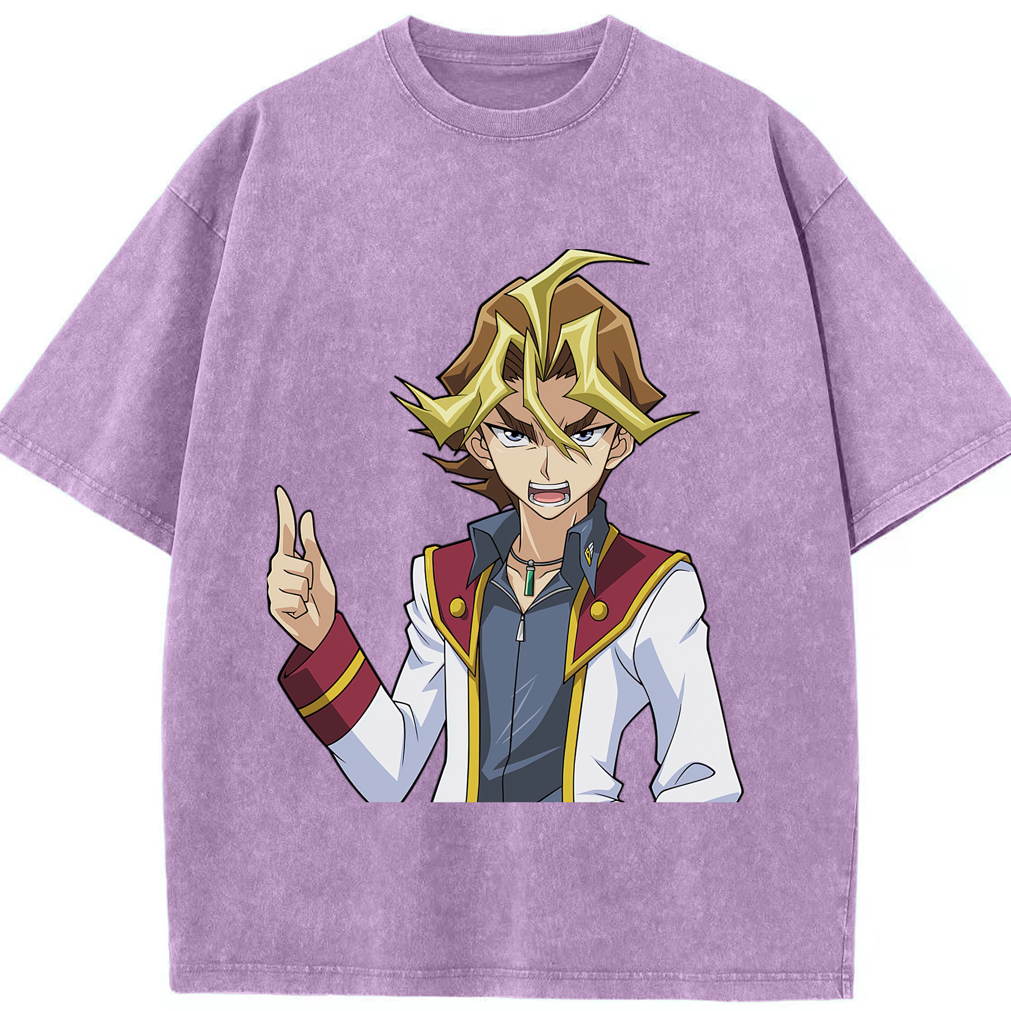 （画像用） 遊☆戯☆王 Yu-Gi-Oh! 綿100% ヴィンテージ風 半袖Tシャツ（フロントプリント）