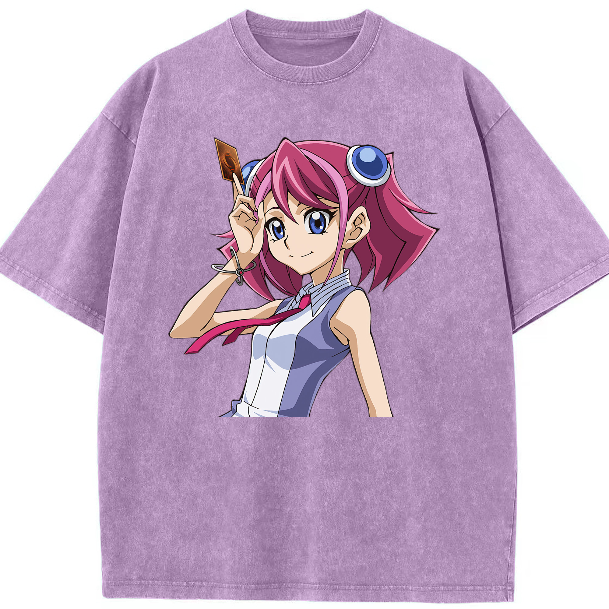 （画像用） 遊☆戯☆王 Yu-Gi-Oh! 綿100% ヴィンテージ風 半袖Tシャツ（フロントプリント）