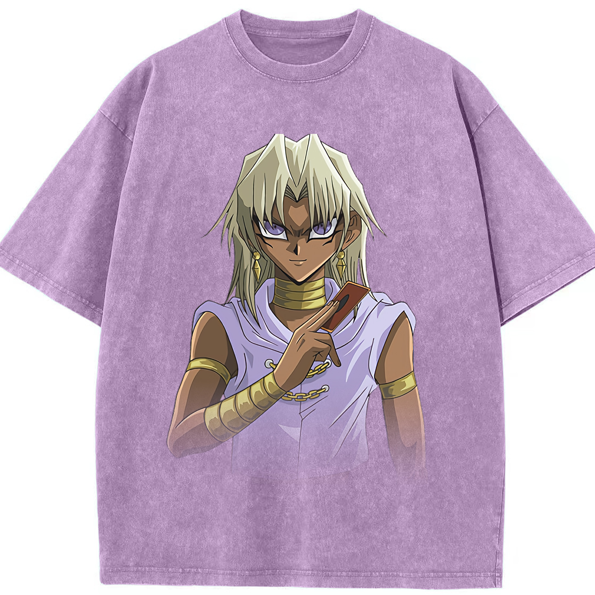 （画像用） 遊☆戯☆王 Yu-Gi-Oh! 綿100% ヴィンテージ風 半袖Tシャツ（フロントプリント）