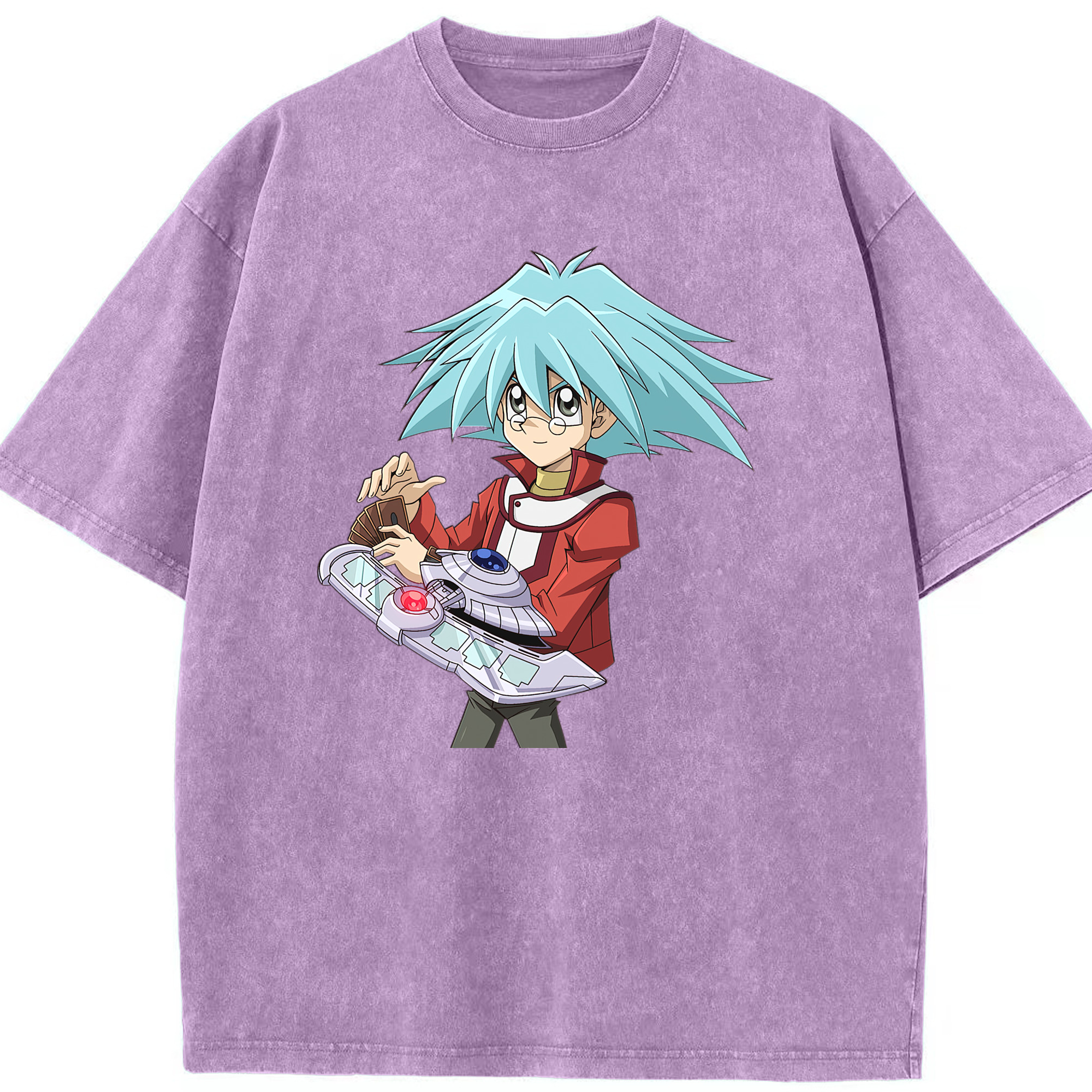 （画像用） 遊☆戯☆王 Yu-Gi-Oh! 綿100% ヴィンテージ風 半袖Tシャツ（フロントプリント）
