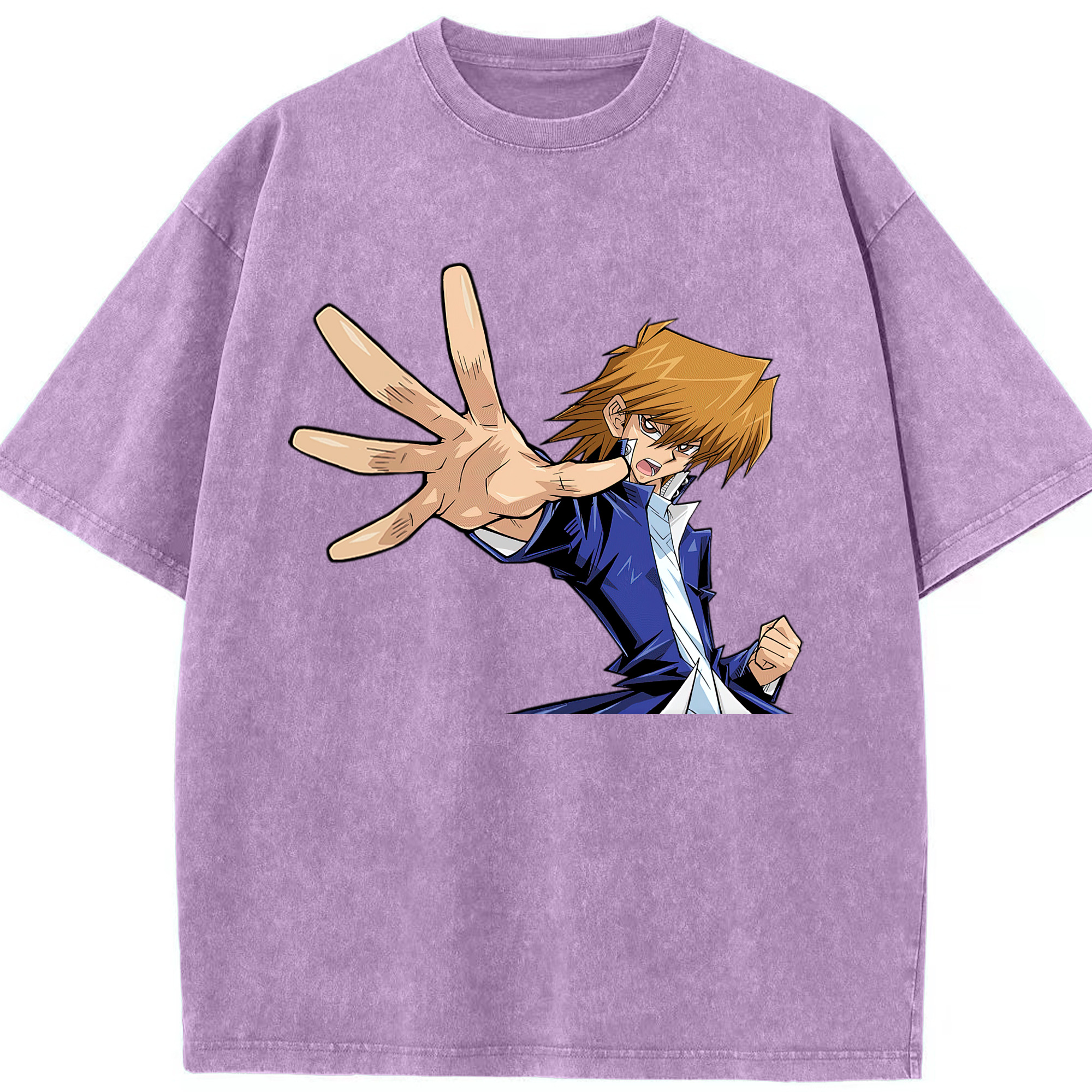 （画像用） 遊☆戯☆王 Yu-Gi-Oh! 綿100% ヴィンテージ風 半袖Tシャツ（フロントプリント）