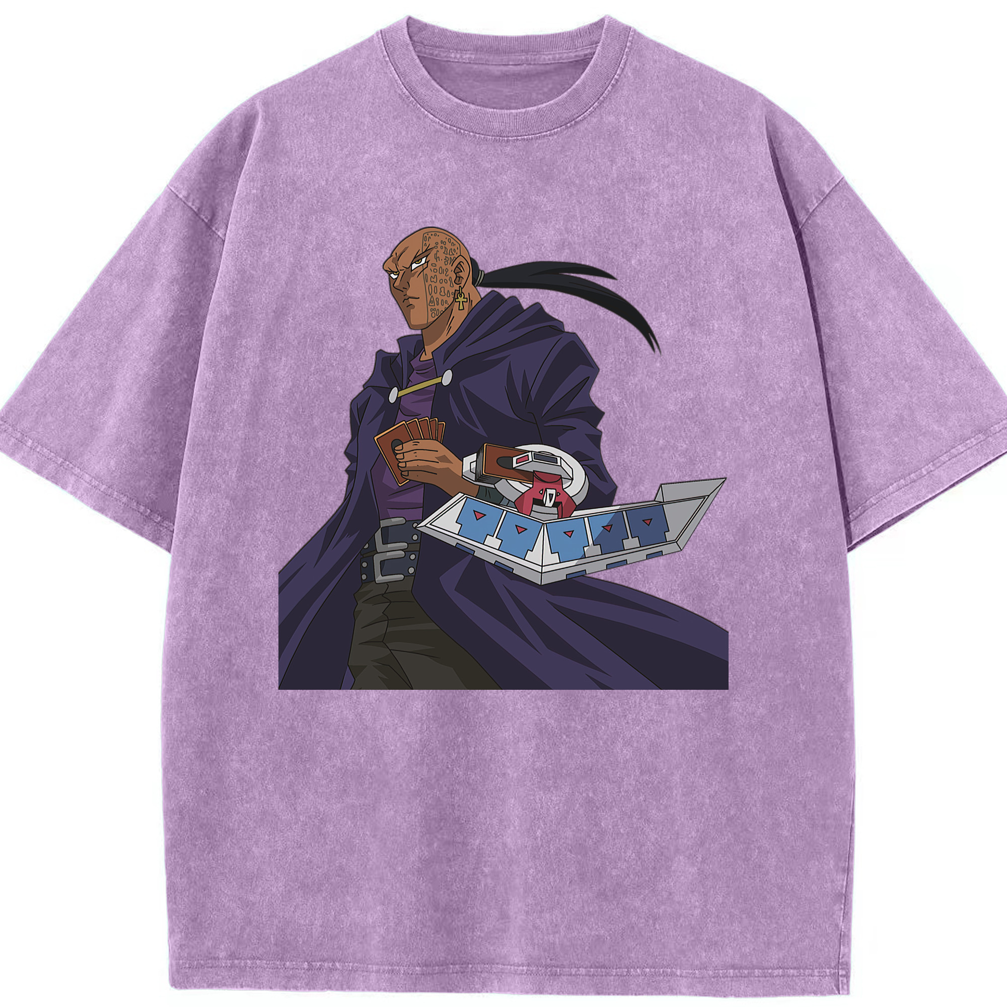 （画像用） 遊☆戯☆王 Yu-Gi-Oh! 綿100% ヴィンテージ風 半袖Tシャツ（フロントプリント）
