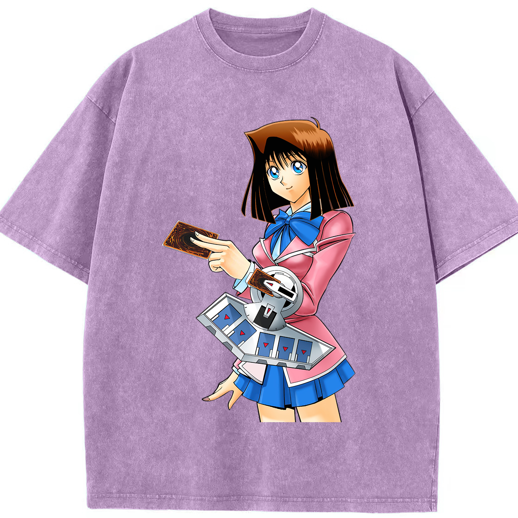（画像用） 遊☆戯☆王 Yu-Gi-Oh! 綿100% ヴィンテージ風 半袖Tシャツ（フロントプリント）