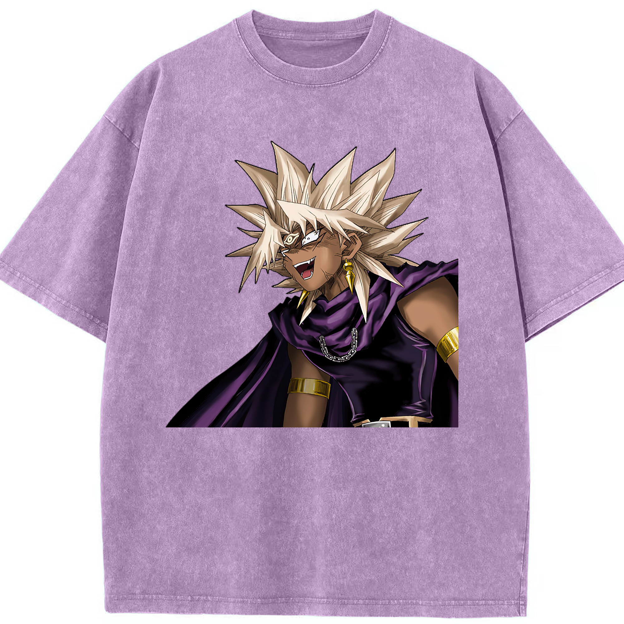 （画像用） 遊☆戯☆王 Yu-Gi-Oh! 綿100% ヴィンテージ風 半袖Tシャツ（フロントプリント）