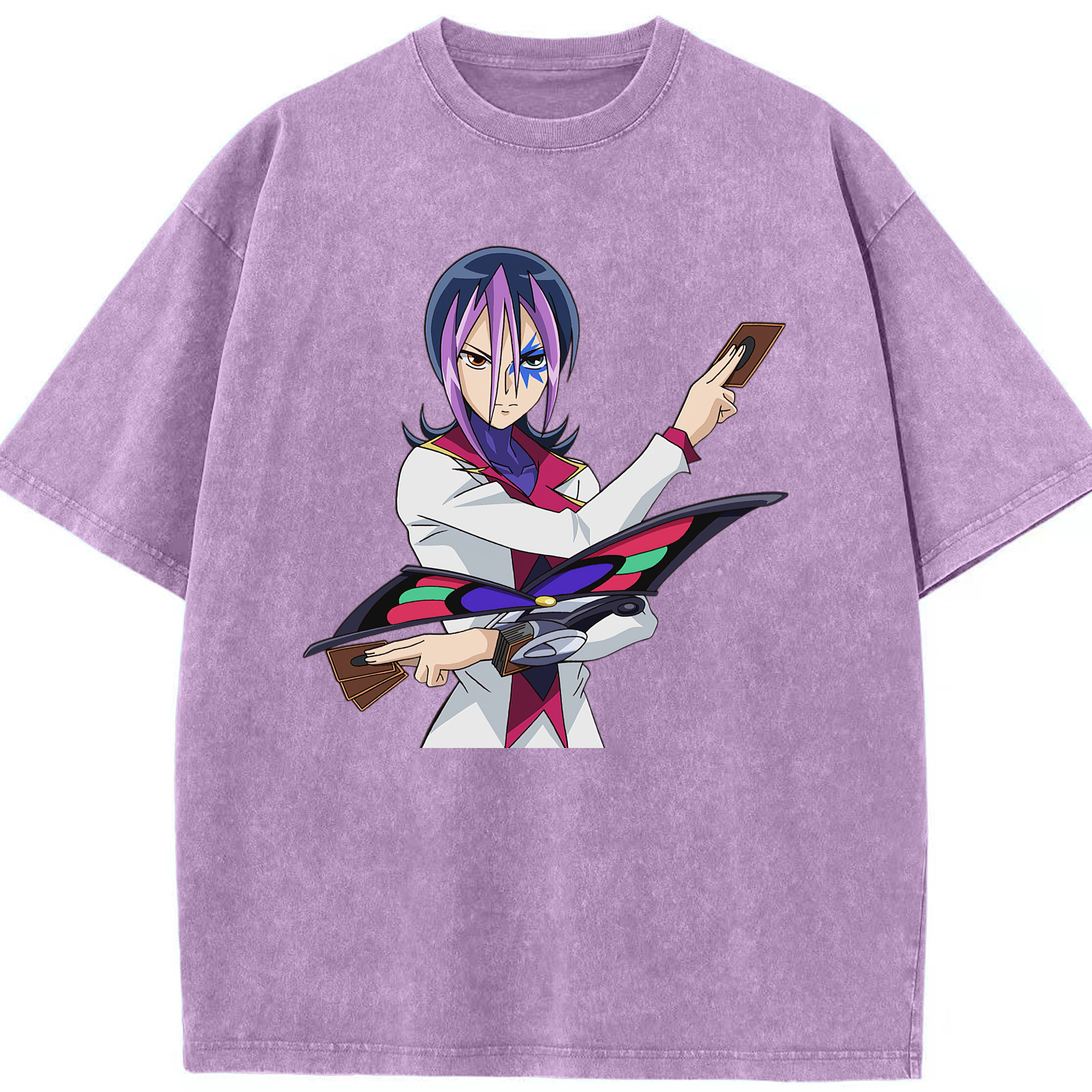 （画像用） 遊☆戯☆王 Yu-Gi-Oh! 綿100% ヴィンテージ風 半袖Tシャツ（フロントプリント）