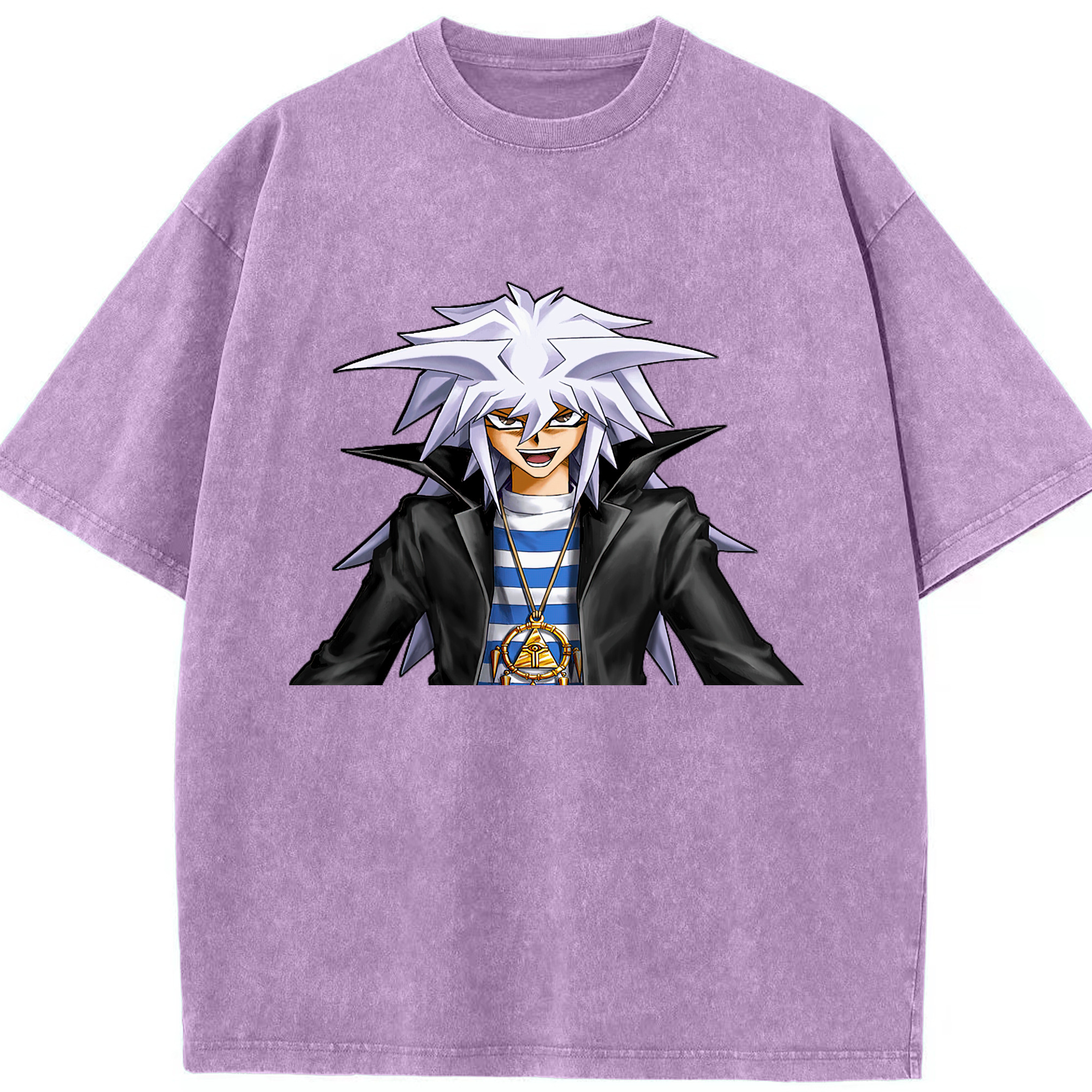 （画像用） 遊☆戯☆王 Yu-Gi-Oh! 綿100% ヴィンテージ風 半袖Tシャツ（フロントプリント）