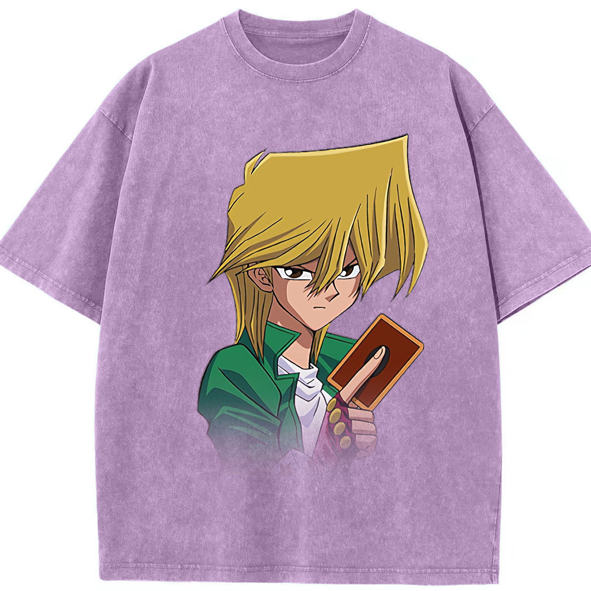 （画像用） 遊☆戯☆王 Yu-Gi-Oh! 綿100% ヴィンテージ風 半袖Tシャツ（フロントプリント）