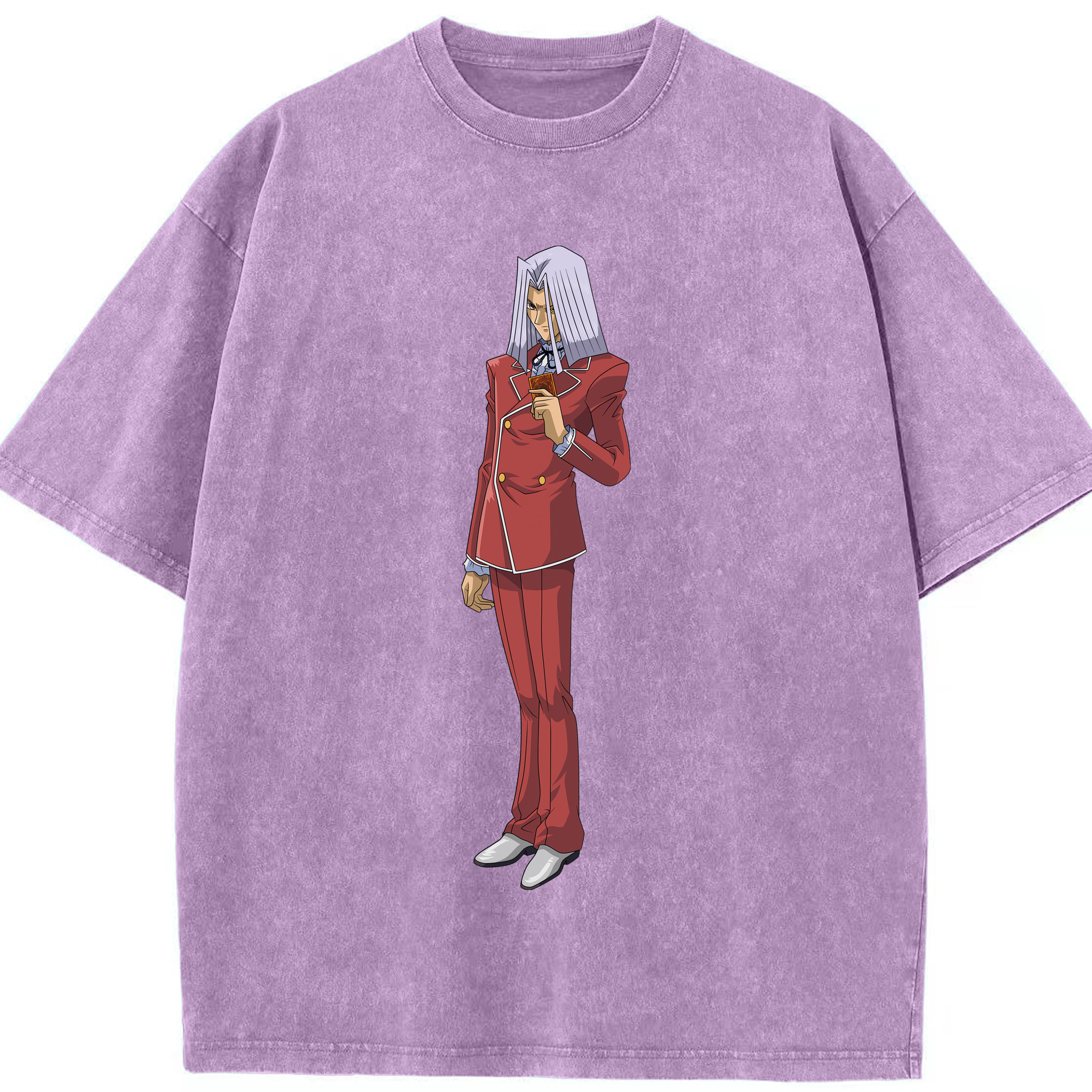 （画像用） 遊☆戯☆王 Yu-Gi-Oh! 綿100% ヴィンテージ風 半袖Tシャツ（フロントプリント）