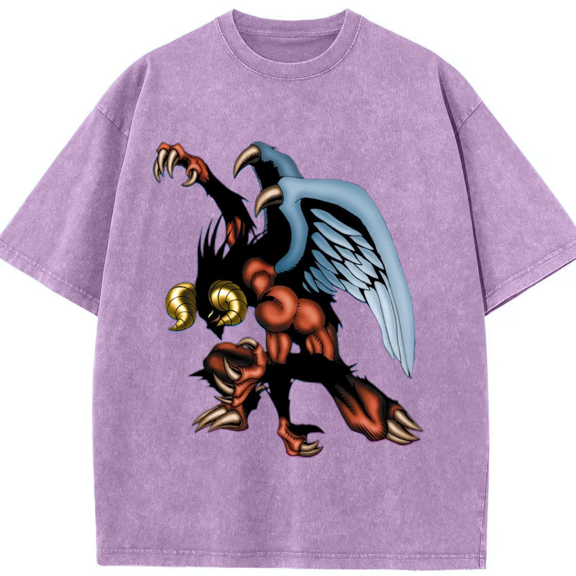 （画像用） 遊☆戯☆王 Yu-Gi-Oh! 綿100% ヴィンテージ風 半袖Tシャツ（フロントプリント）