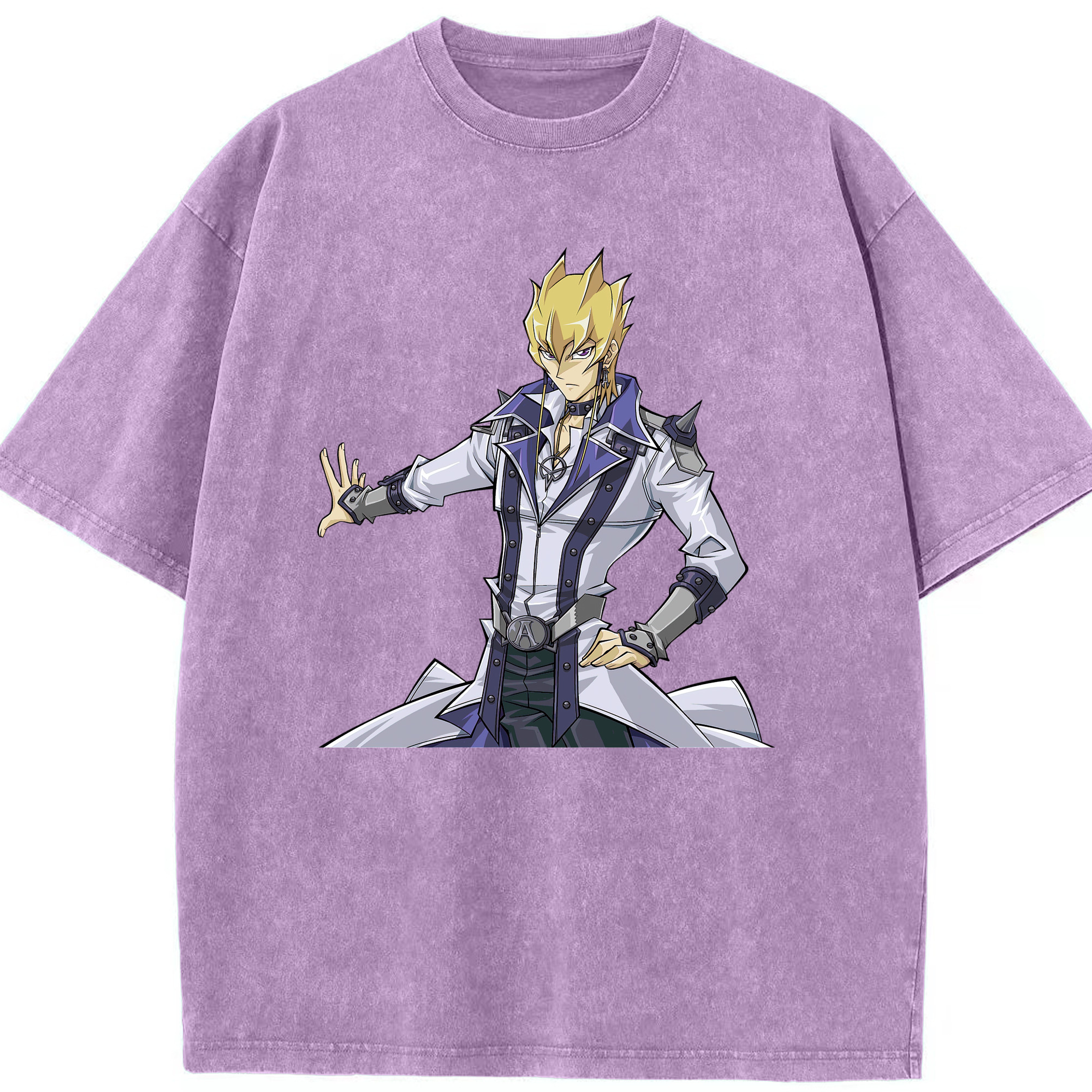 （画像用） 遊☆戯☆王 Yu-Gi-Oh! 綿100% ヴィンテージ風 半袖Tシャツ（フロントプリント）