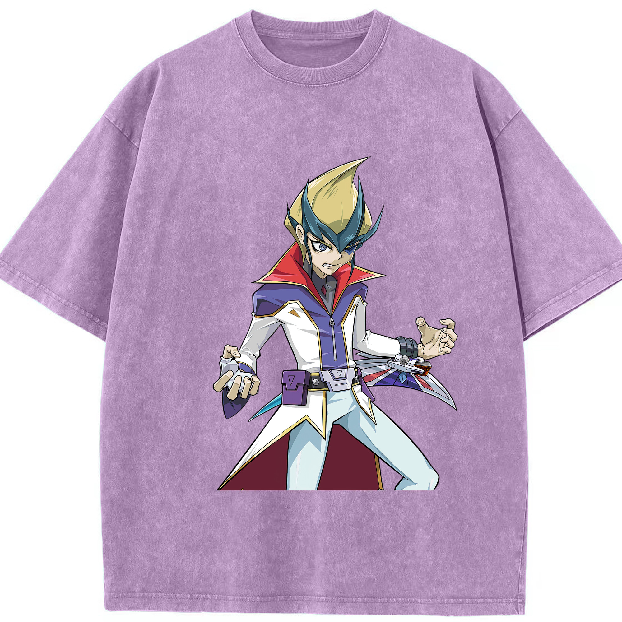 （画像用） 遊☆戯☆王 Yu-Gi-Oh! 綿100% ヴィンテージ風 半袖Tシャツ（フロントプリント）