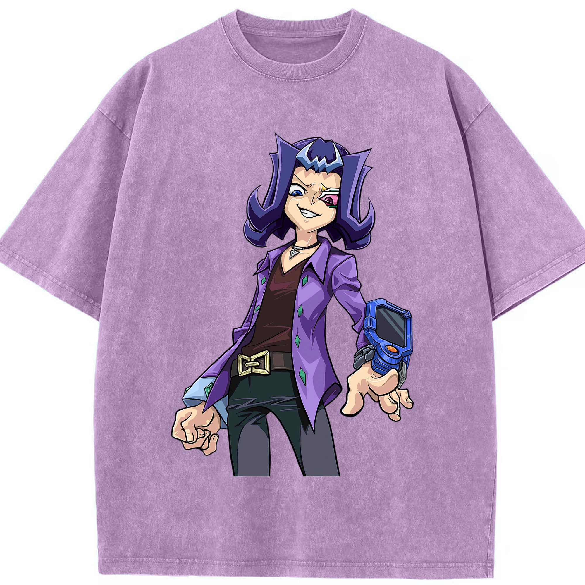（画像用） 遊☆戯☆王 Yu-Gi-Oh! 綿100% ヴィンテージ風 半袖Tシャツ（フロントプリント）