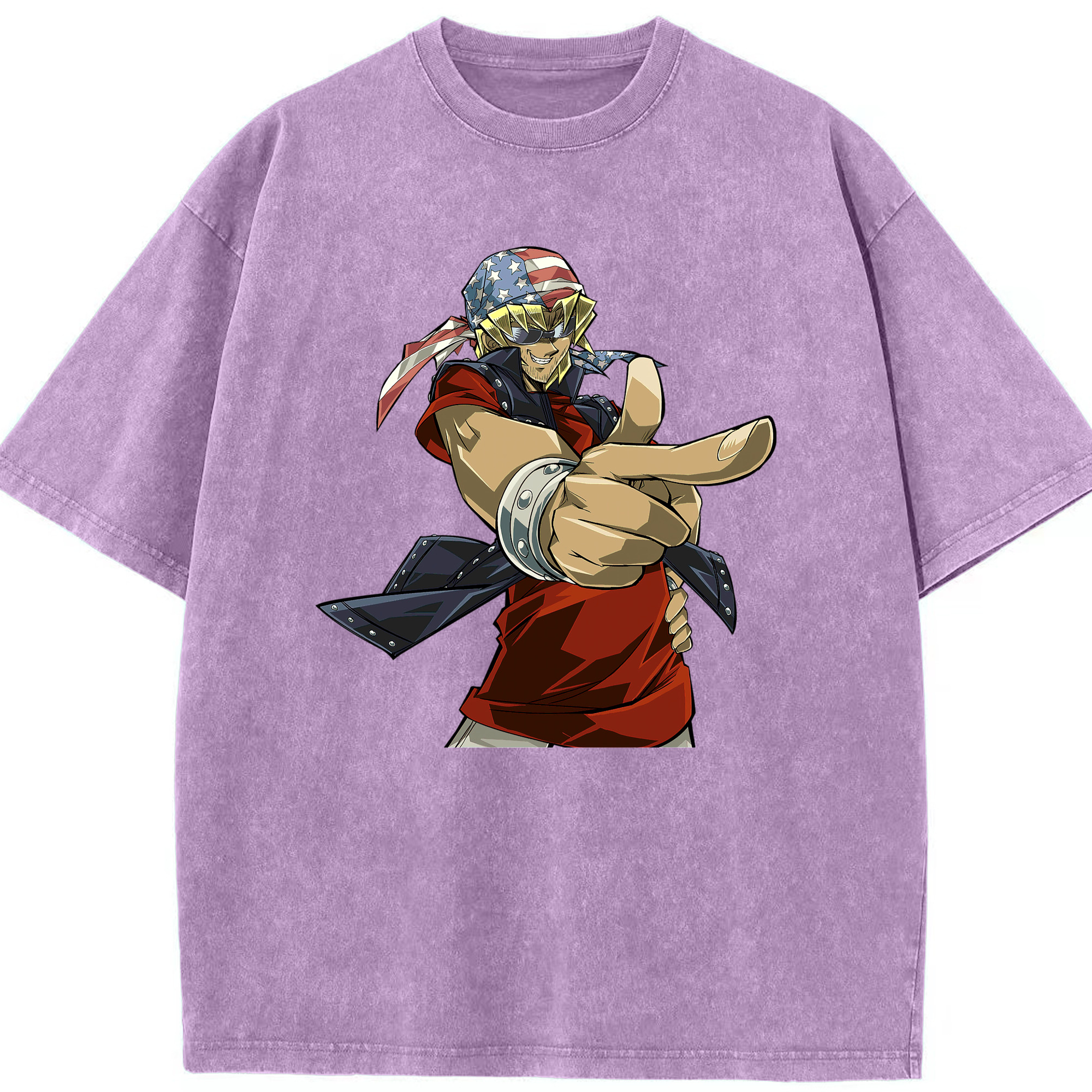 （画像用） 遊☆戯☆王 Yu-Gi-Oh! 綿100% ヴィンテージ風 半袖Tシャツ（フロントプリント）
