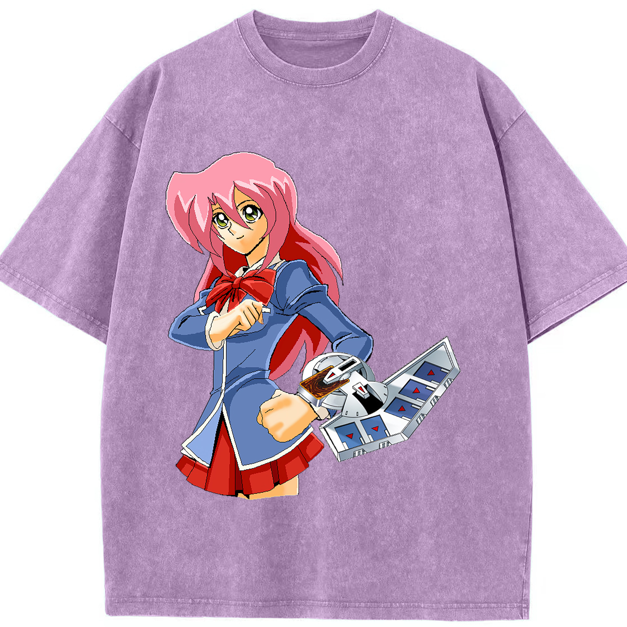 （画像用） 遊☆戯☆王 Yu-Gi-Oh! 綿100% ヴィンテージ風 半袖Tシャツ（フロントプリント）