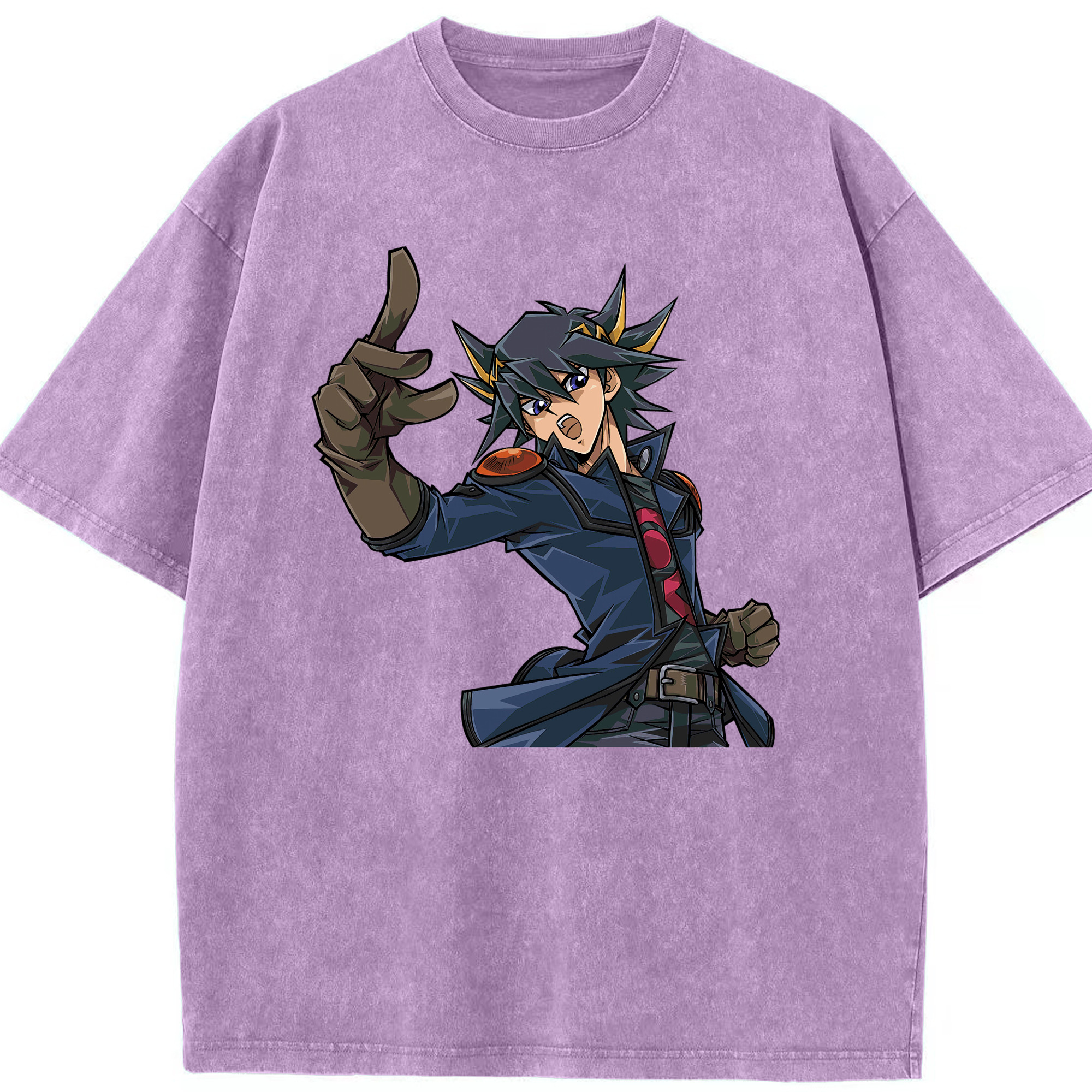 （画像用） 遊☆戯☆王 Yu-Gi-Oh! 綿100% ヴィンテージ風 半袖Tシャツ（フロントプリント）