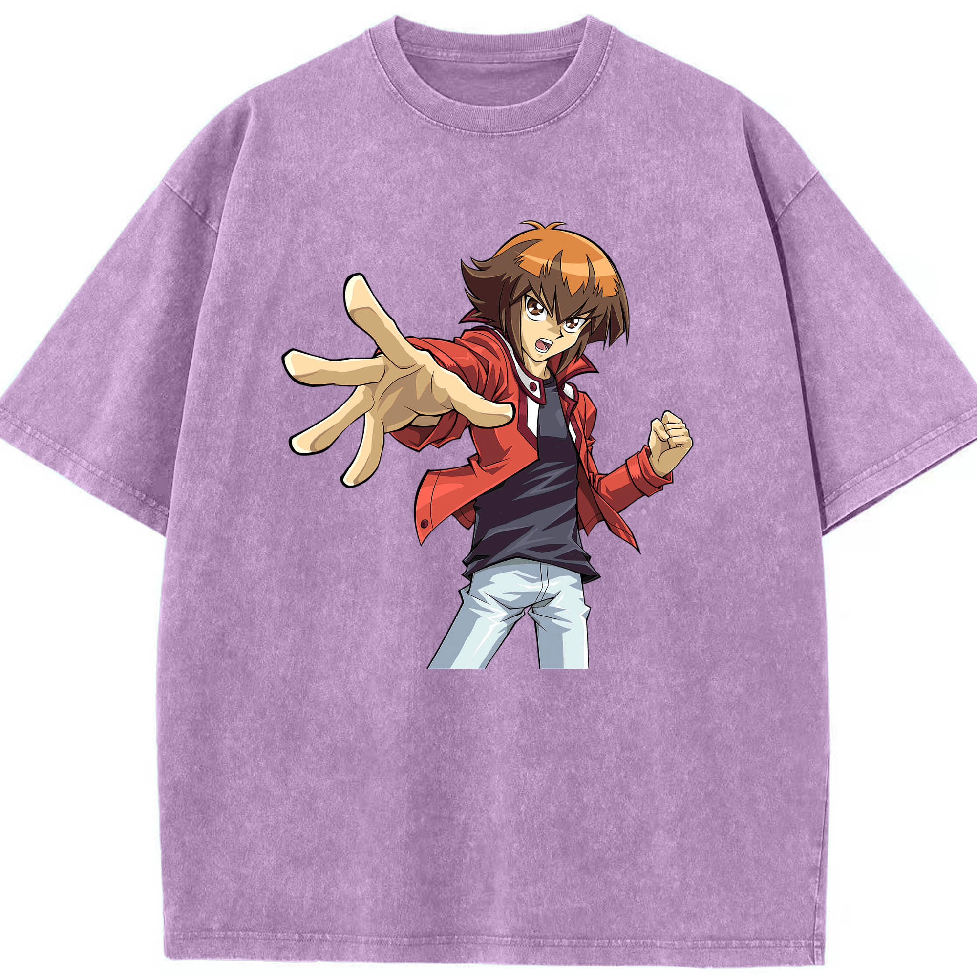 （画像用） 遊☆戯☆王 Yu-Gi-Oh! 綿100% ヴィンテージ風 半袖Tシャツ（フロントプリント）