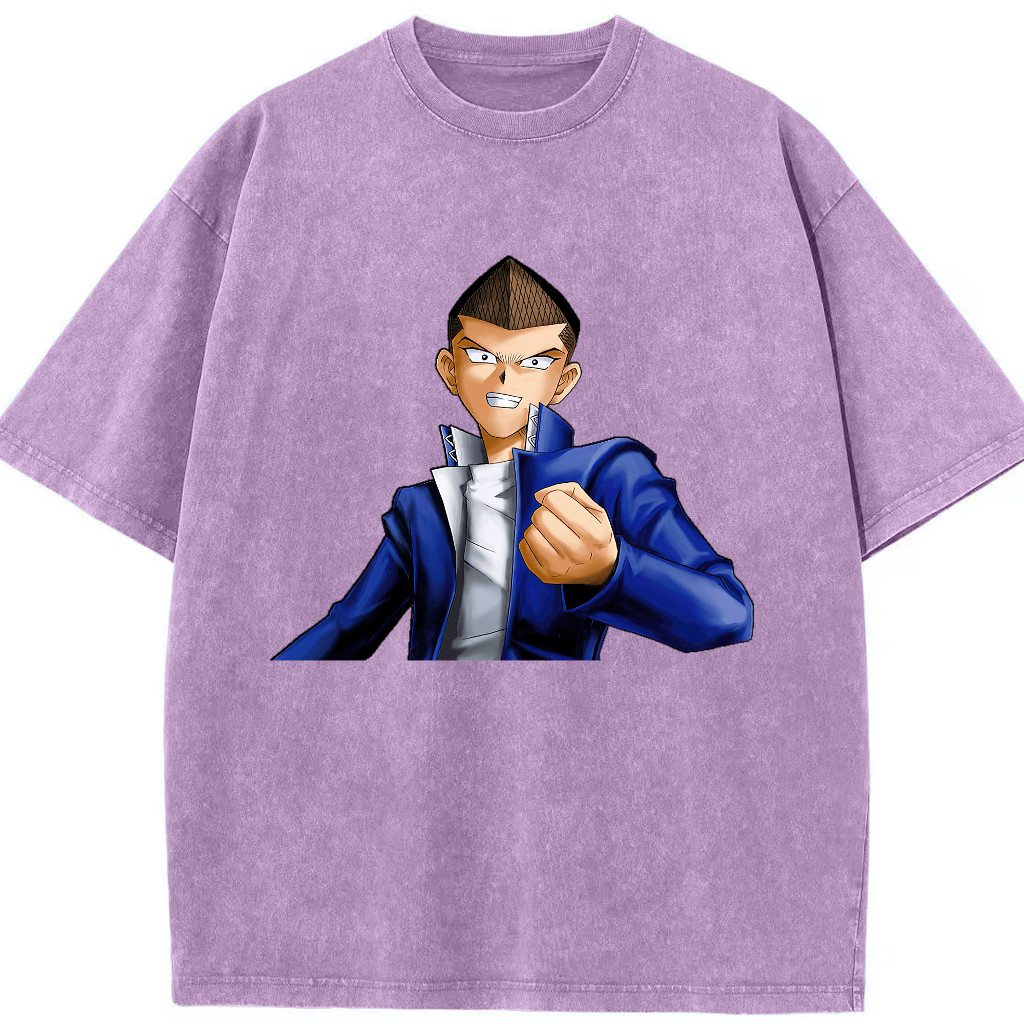 （画像用） 遊☆戯☆王 Yu-Gi-Oh! 綿100% ヴィンテージ風 半袖Tシャツ（フロントプリント）
