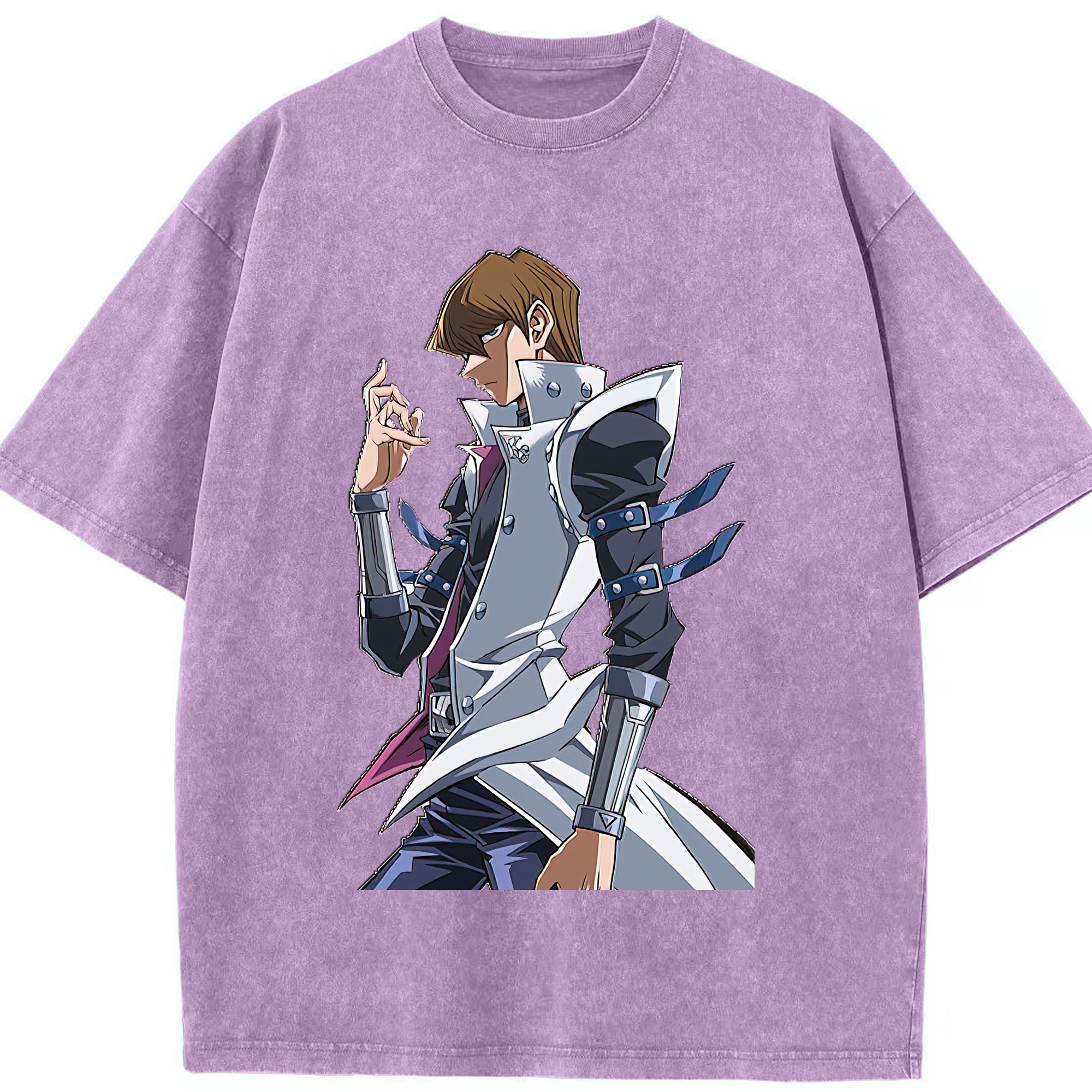 （画像用） 遊☆戯☆王 Yu-Gi-Oh! 綿100% ヴィンテージ風 半袖Tシャツ（フロントプリント）