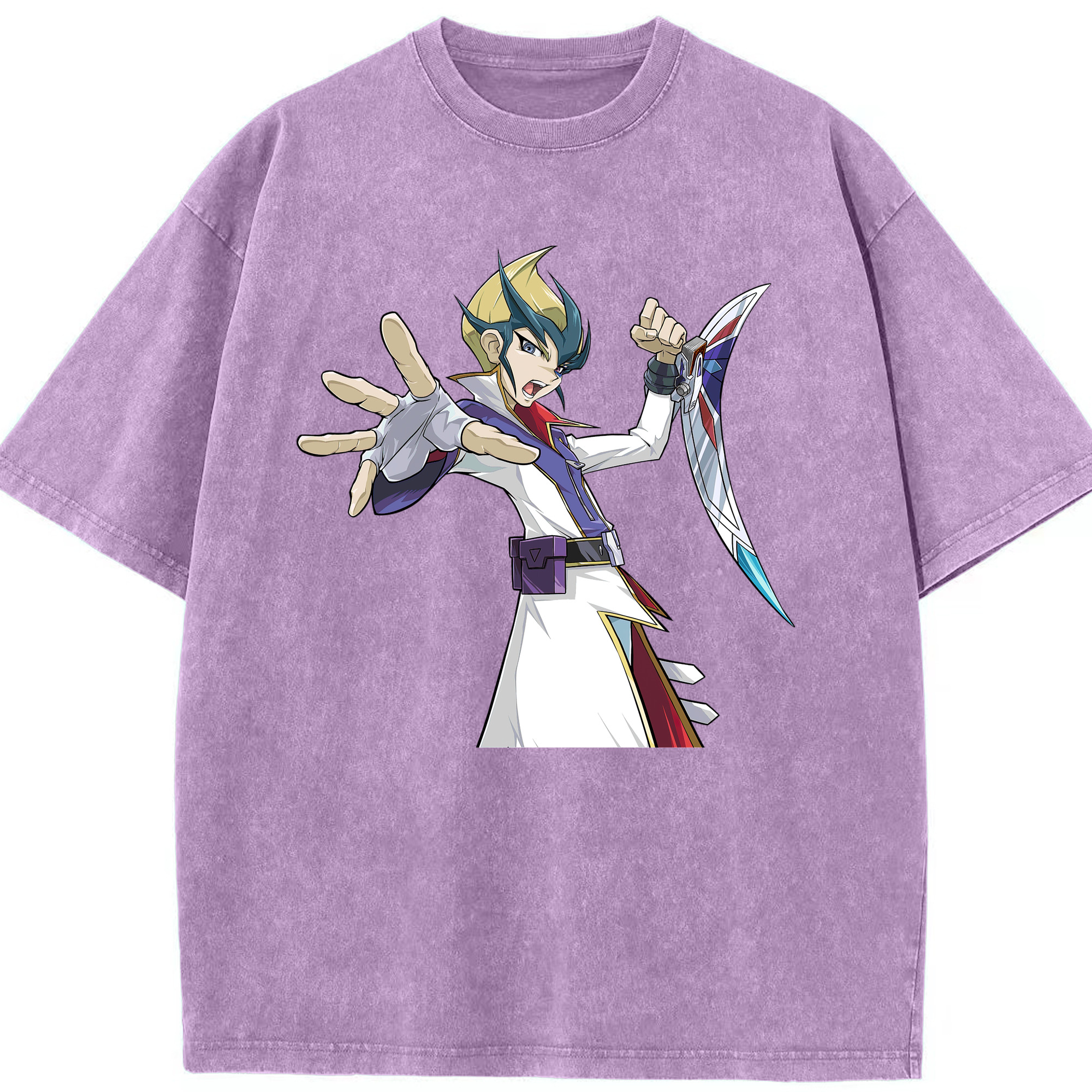 （画像用） 遊☆戯☆王 Yu-Gi-Oh! 綿100% ヴィンテージ風 半袖Tシャツ（フロントプリント）