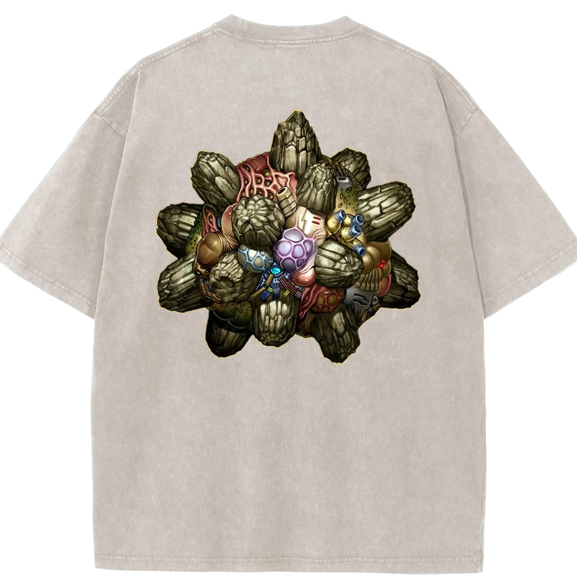 （画像用） 遊☆戯☆王 Yu-Gi-Oh! 綿100% ヴィンテージ風 半袖Tシャツ（背面プリント）