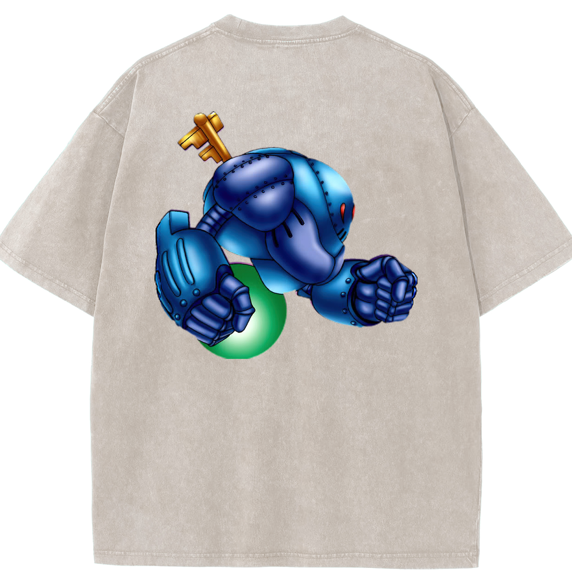 （画像用） 遊☆戯☆王 Yu-Gi-Oh! 綿100% ヴィンテージ風 半袖Tシャツ（背面プリント）