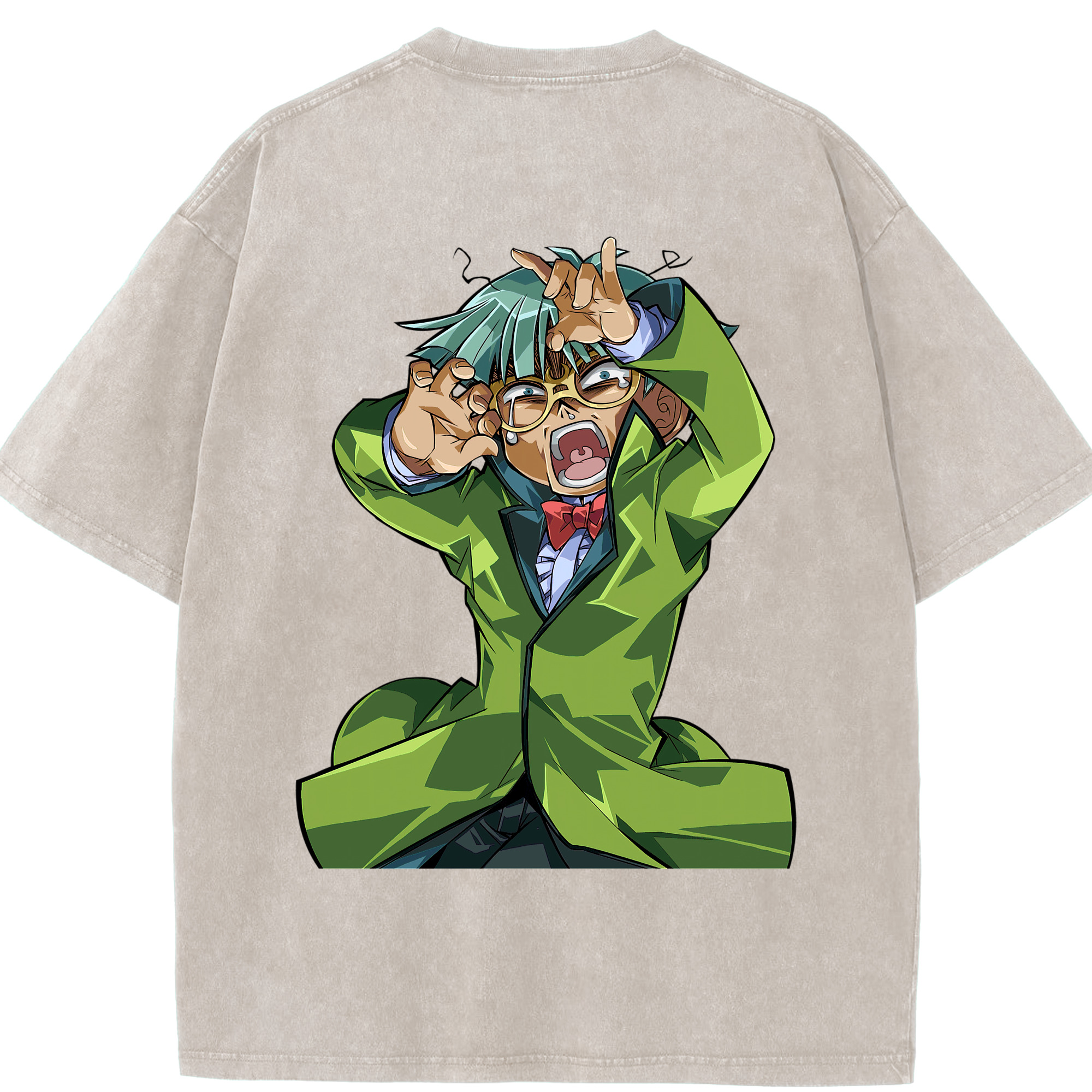 （画像用） 遊☆戯☆王 Yu-Gi-Oh! 綿100% ヴィンテージ風 半袖Tシャツ（背面プリント）
