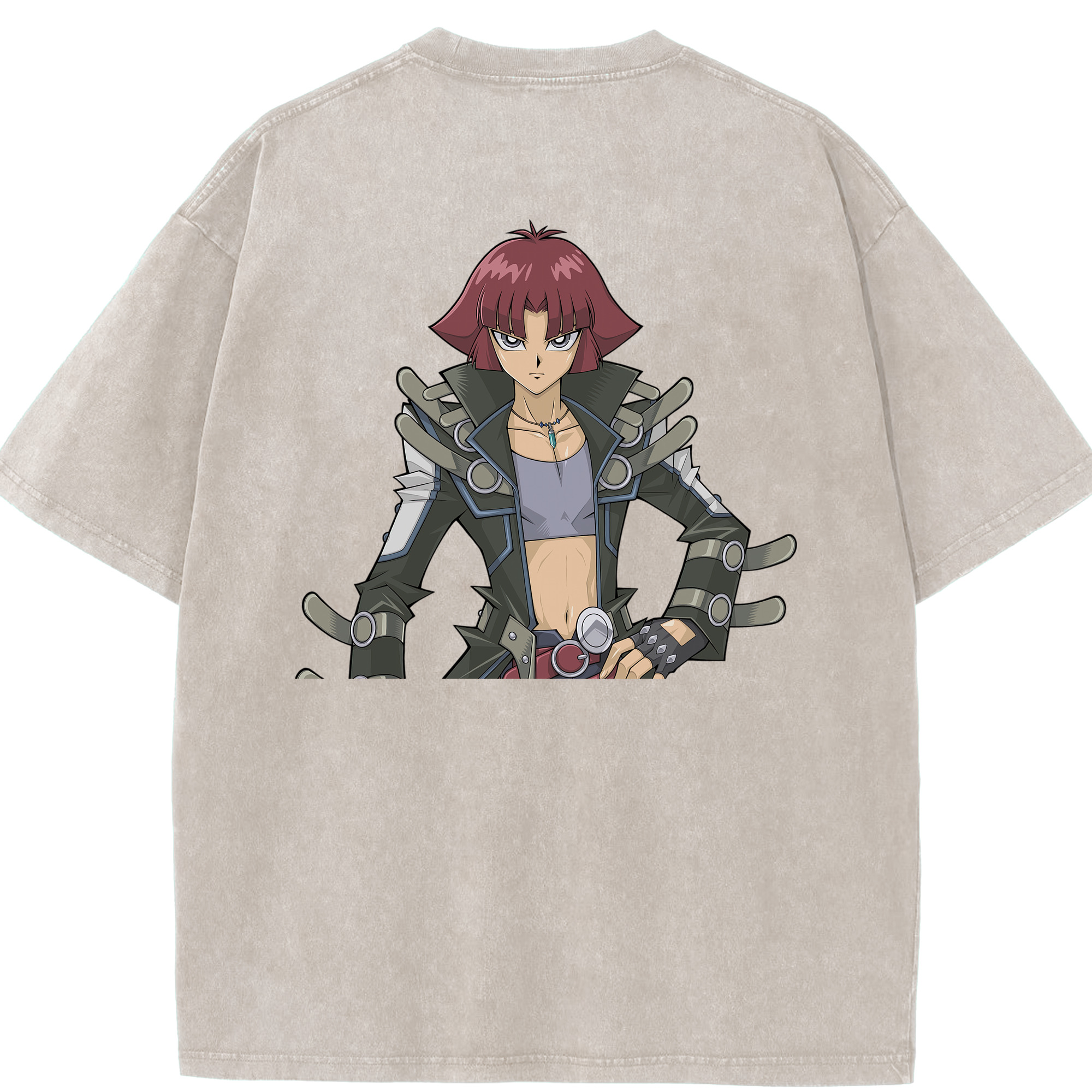 （画像用） 遊☆戯☆王 Yu-Gi-Oh! 綿100% ヴィンテージ風 半袖Tシャツ（背面プリント）