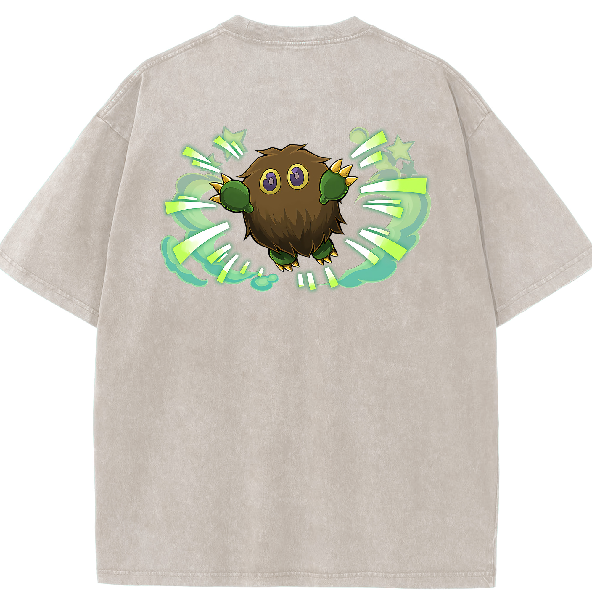 （画像用） 遊☆戯☆王 Yu-Gi-Oh! 綿100% ヴィンテージ風 半袖Tシャツ（背面プリント）