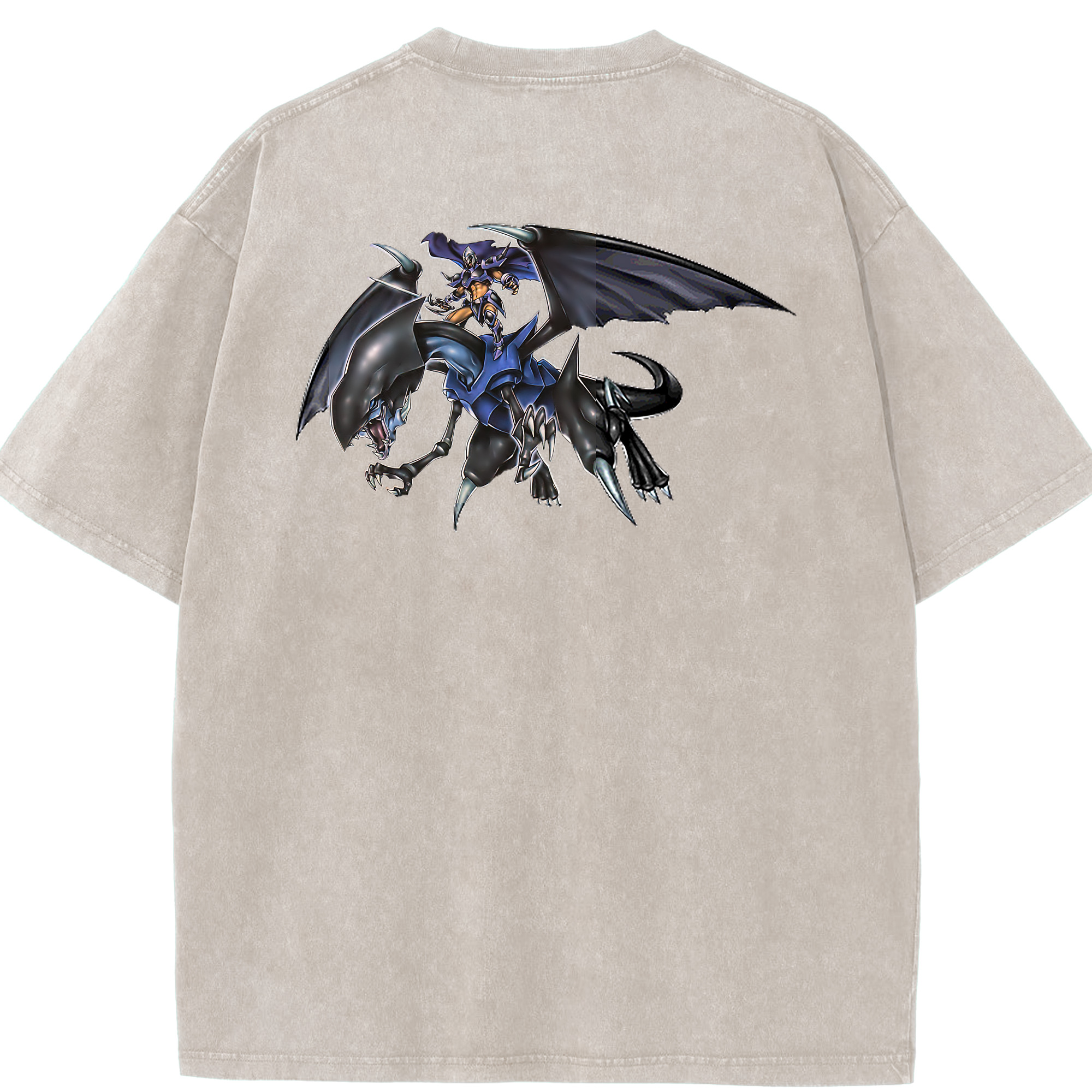 （画像用） 遊☆戯☆王 Yu-Gi-Oh! 綿100% ヴィンテージ風 半袖Tシャツ（背面プリント）