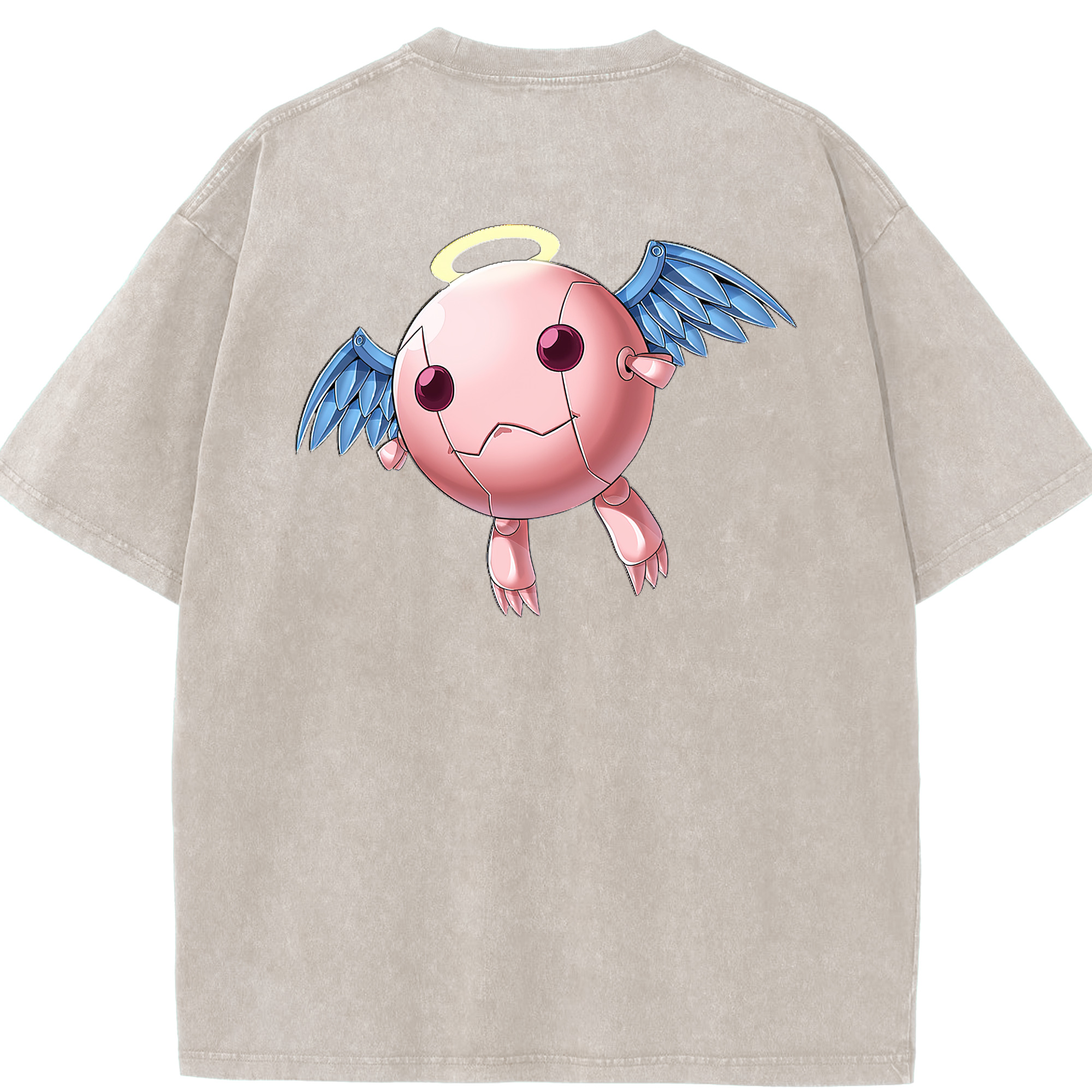 （画像用） 遊☆戯☆王 Yu-Gi-Oh! 綿100% ヴィンテージ風 半袖Tシャツ（背面プリント）
